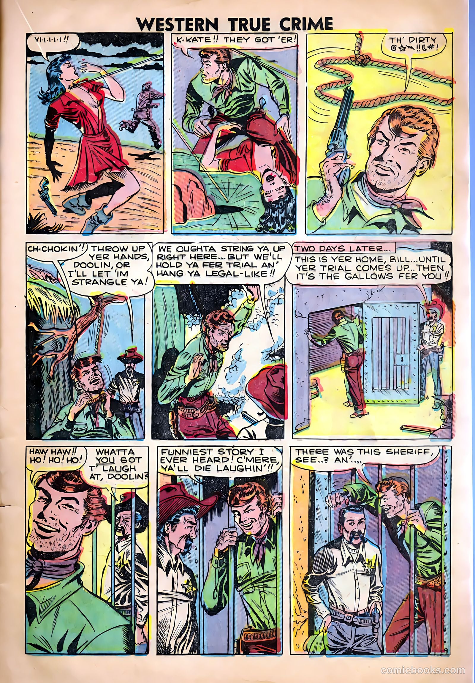 Western True Crime #16 (1948) — page 23 of 38