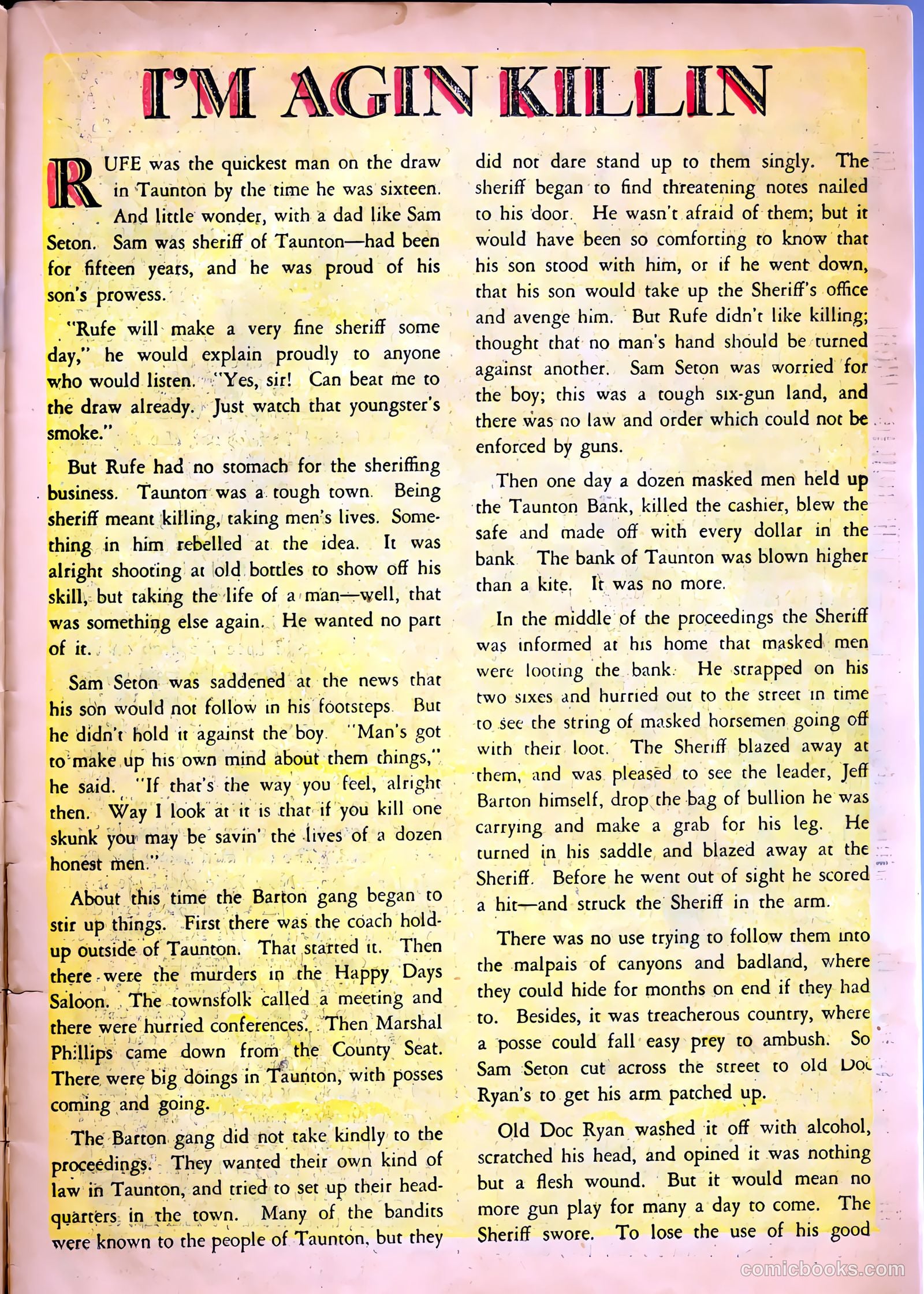 Western True Crime #16 (1948) — page 25 of 38