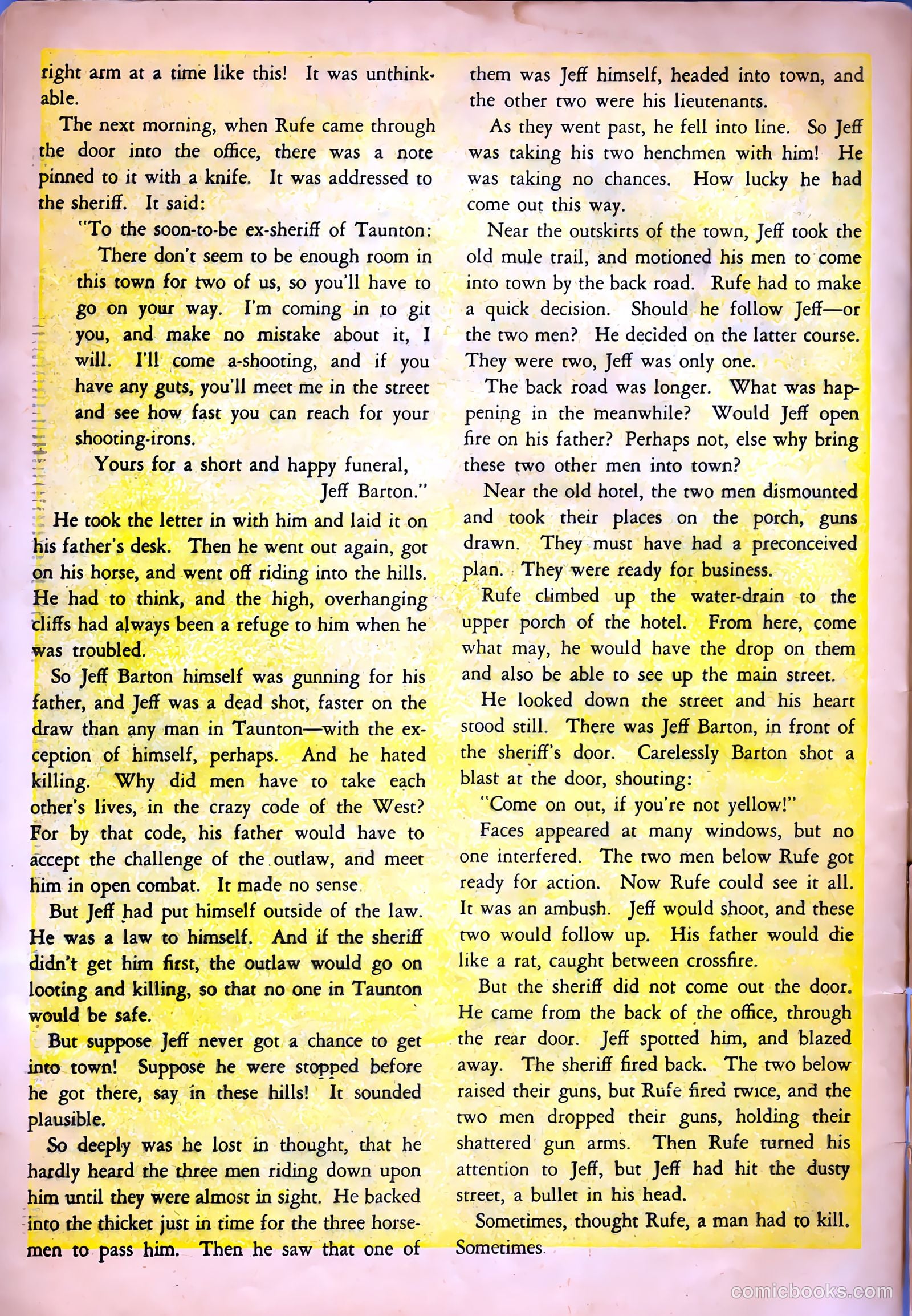 Western True Crime #16 (1948) — page 26 of 38