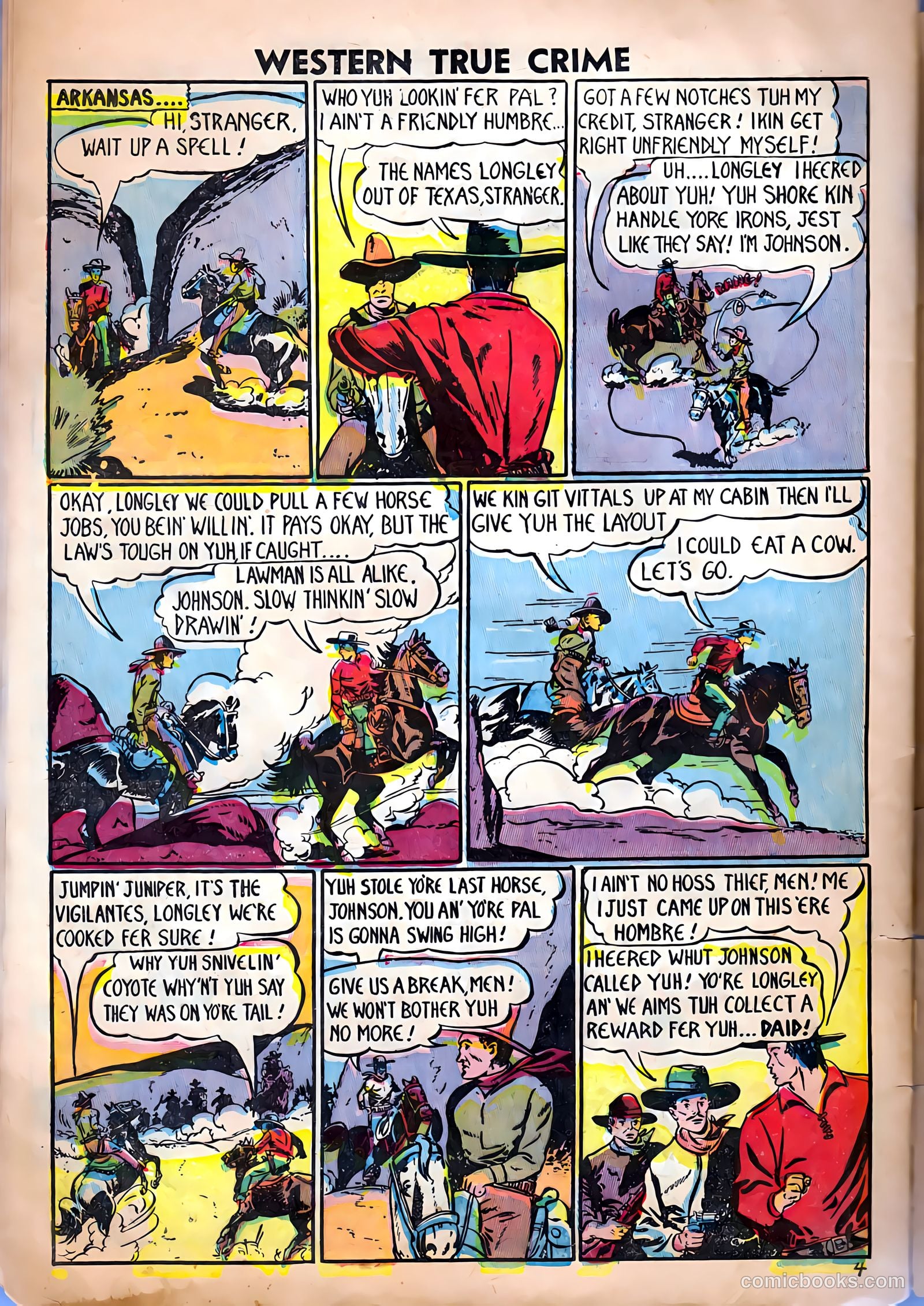 Western True Crime #16 (1948) — page 30 of 38