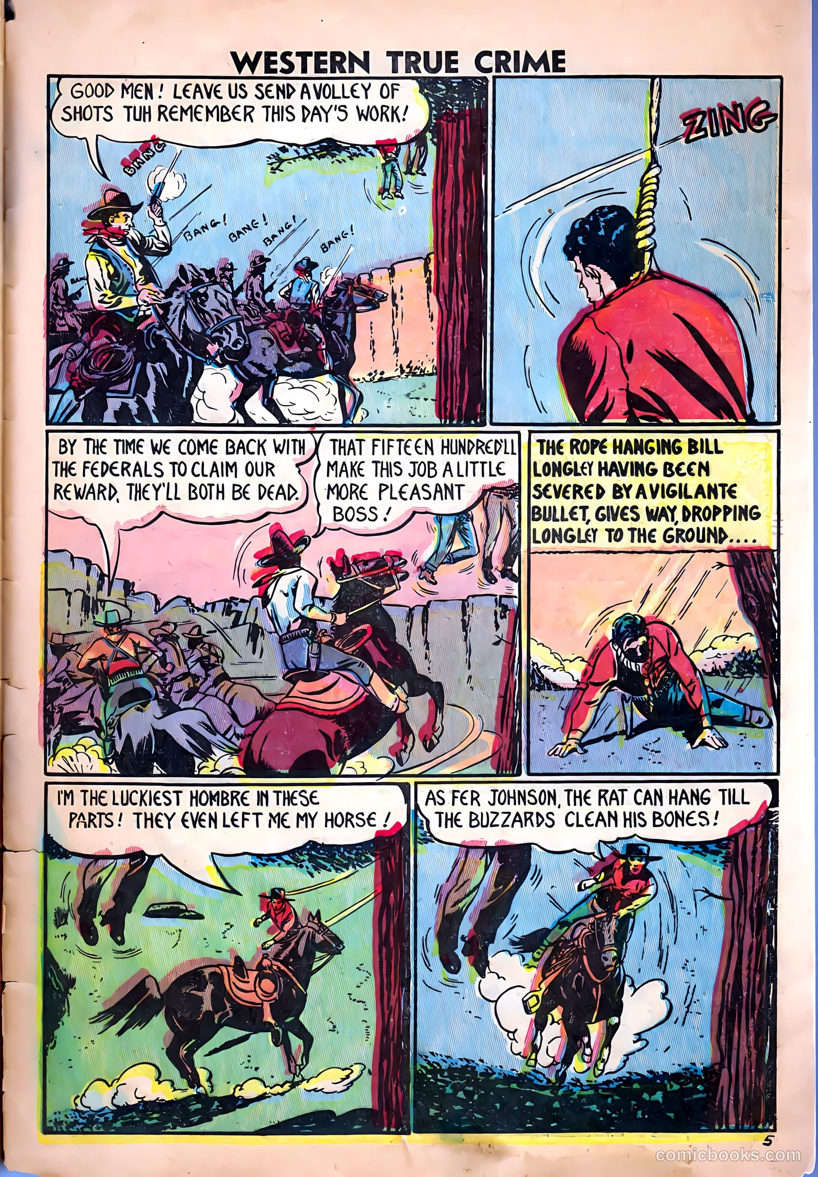Western True Crime #16 (1948) — page 31 of 38