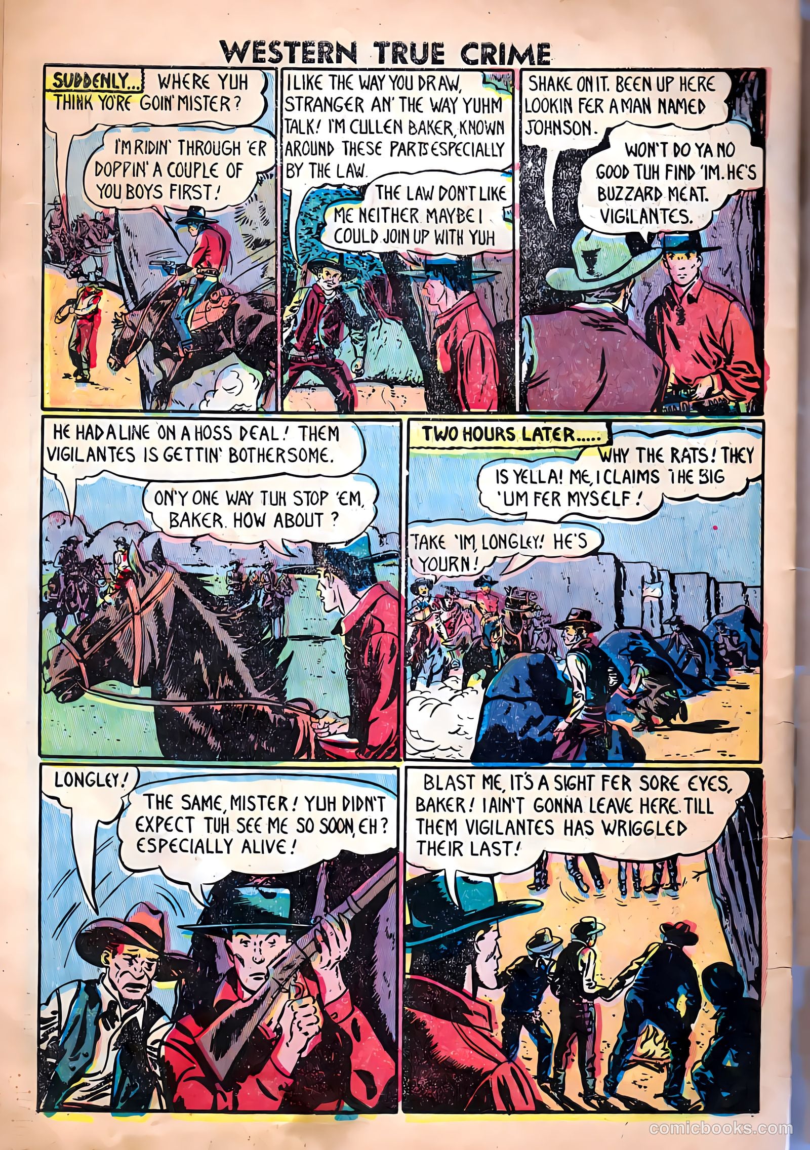 Western True Crime #16 (1948) — page 32 of 38