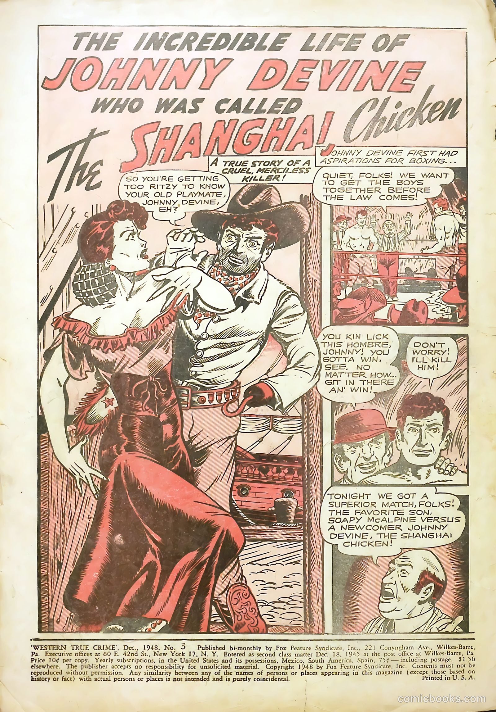 Western True Crime #3 (1948) — page 2 of 36