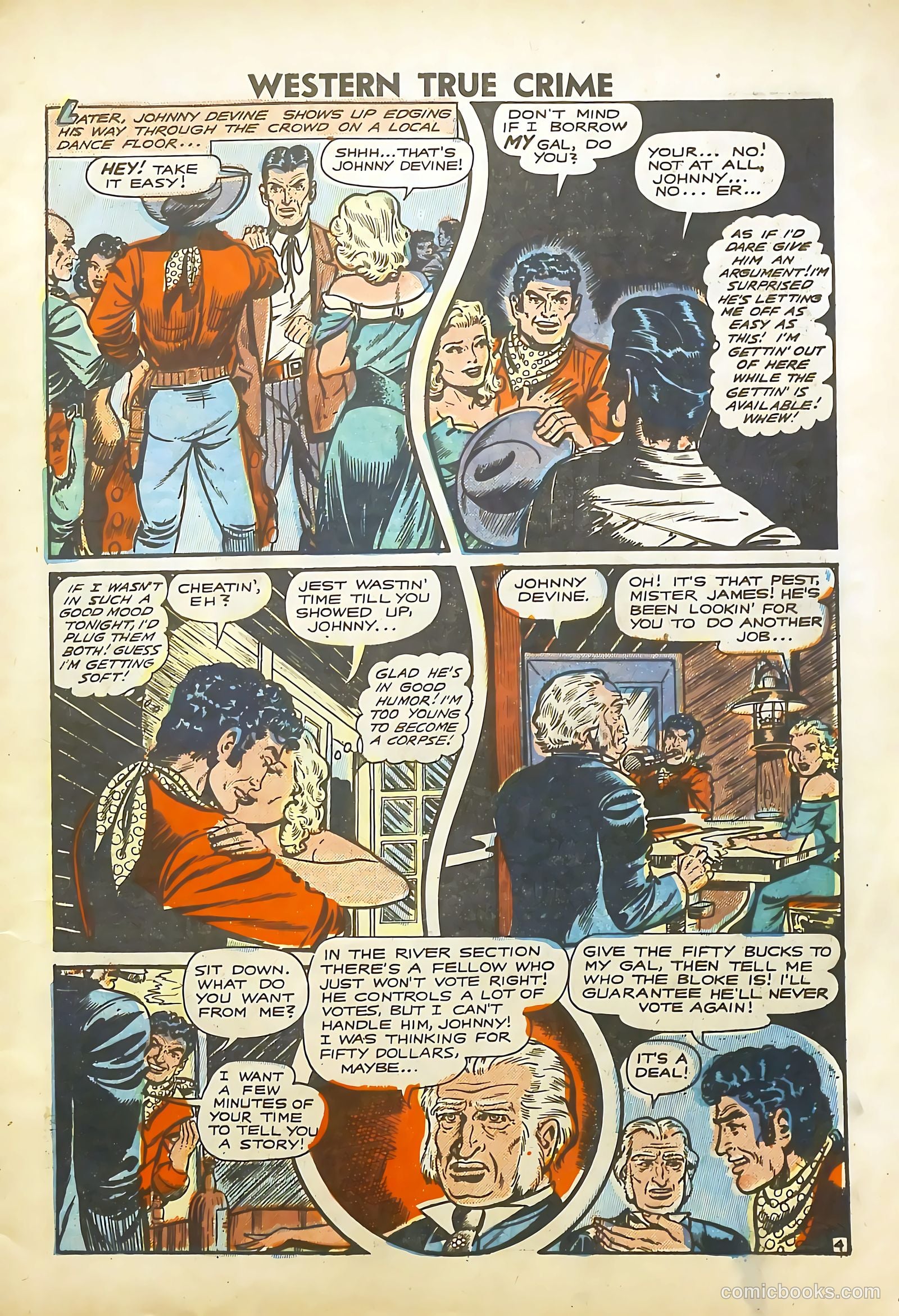 Western True Crime #3 (1948) — page 5 of 36