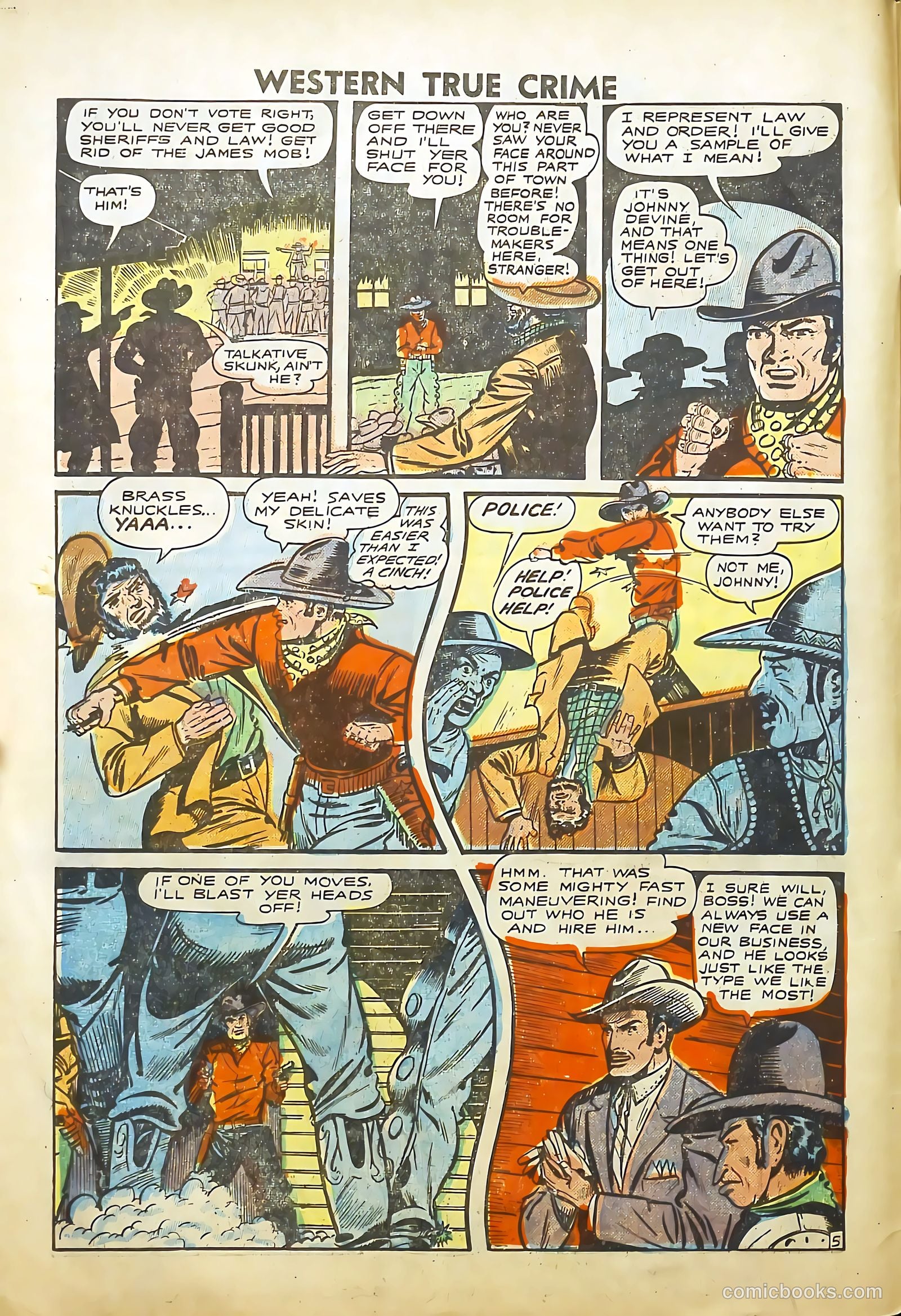 Western True Crime #3 (1948) — page 6 of 36