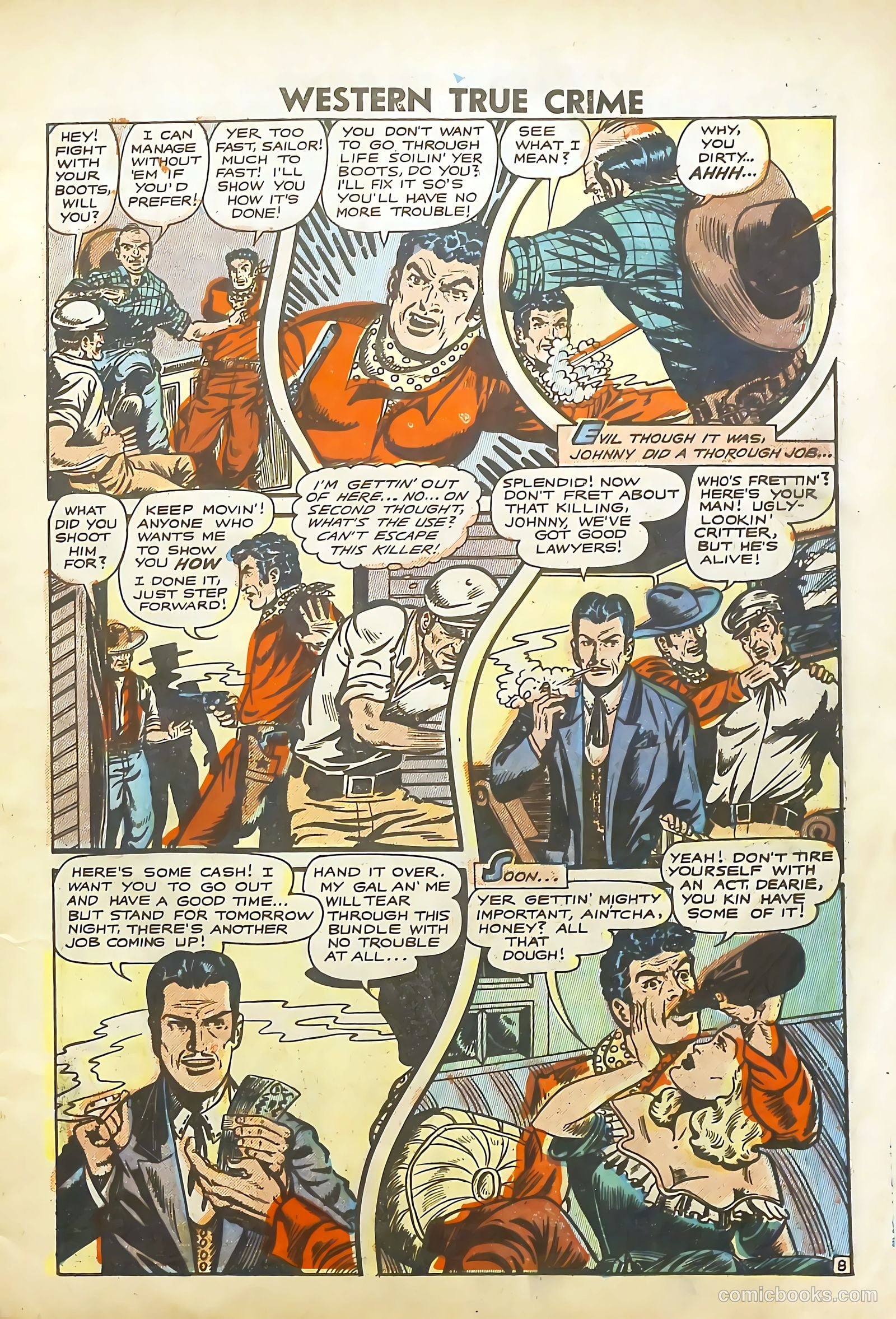 Western True Crime #3 (1948) — page 9 of 36