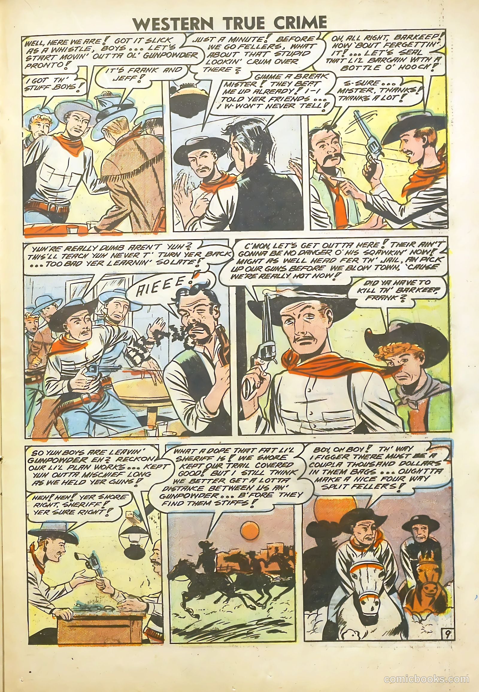 Western True Crime #3 (1948) — page 21 of 36