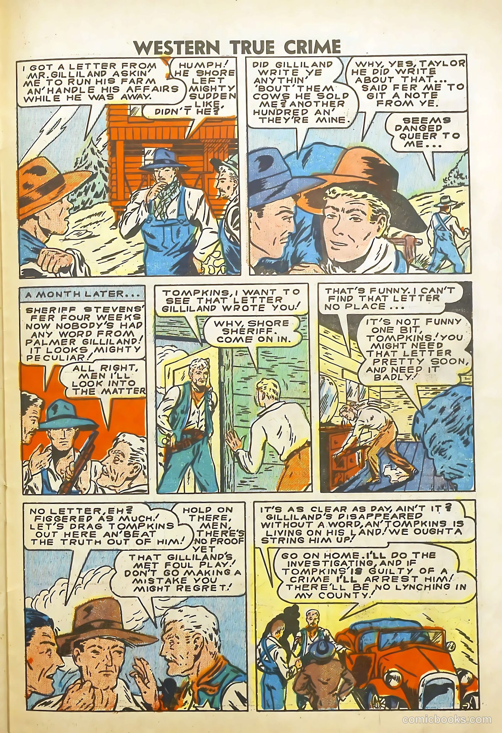 Western True Crime #3 (1948) — page 29 of 36
