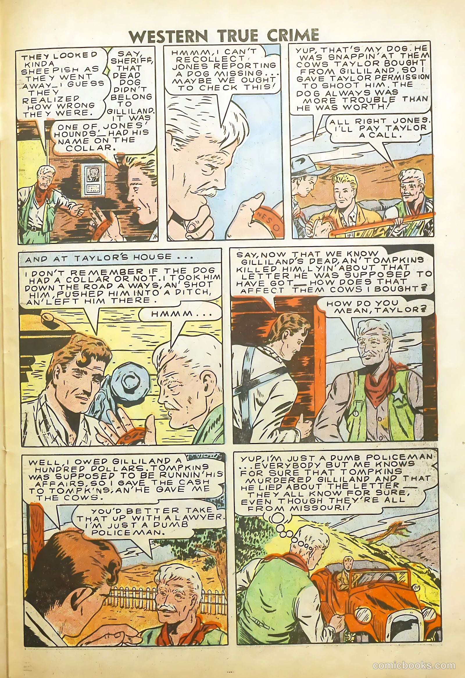Western True Crime #3 (1948) — page 31 of 36