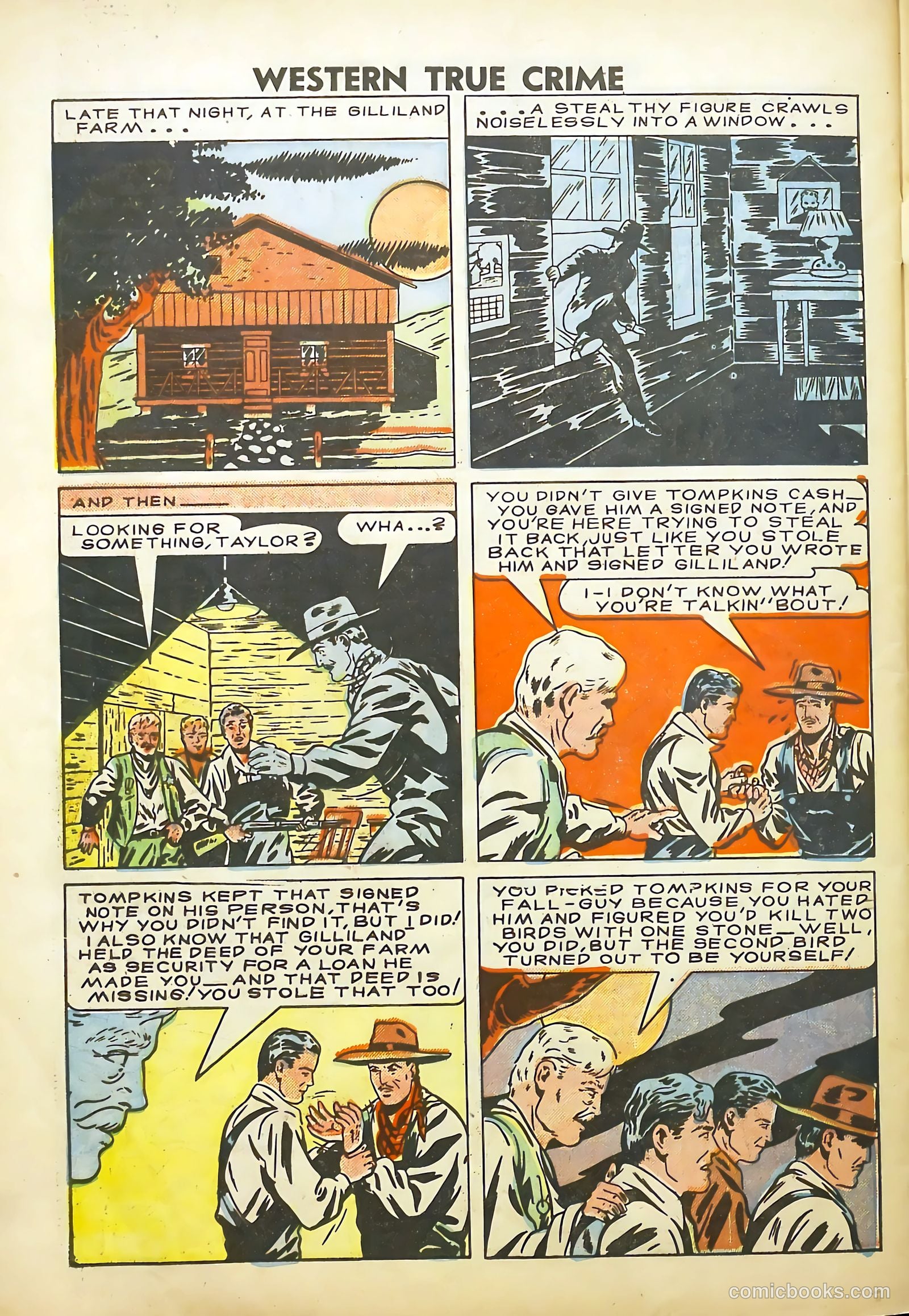 Western True Crime #3 (1948) — page 32 of 36