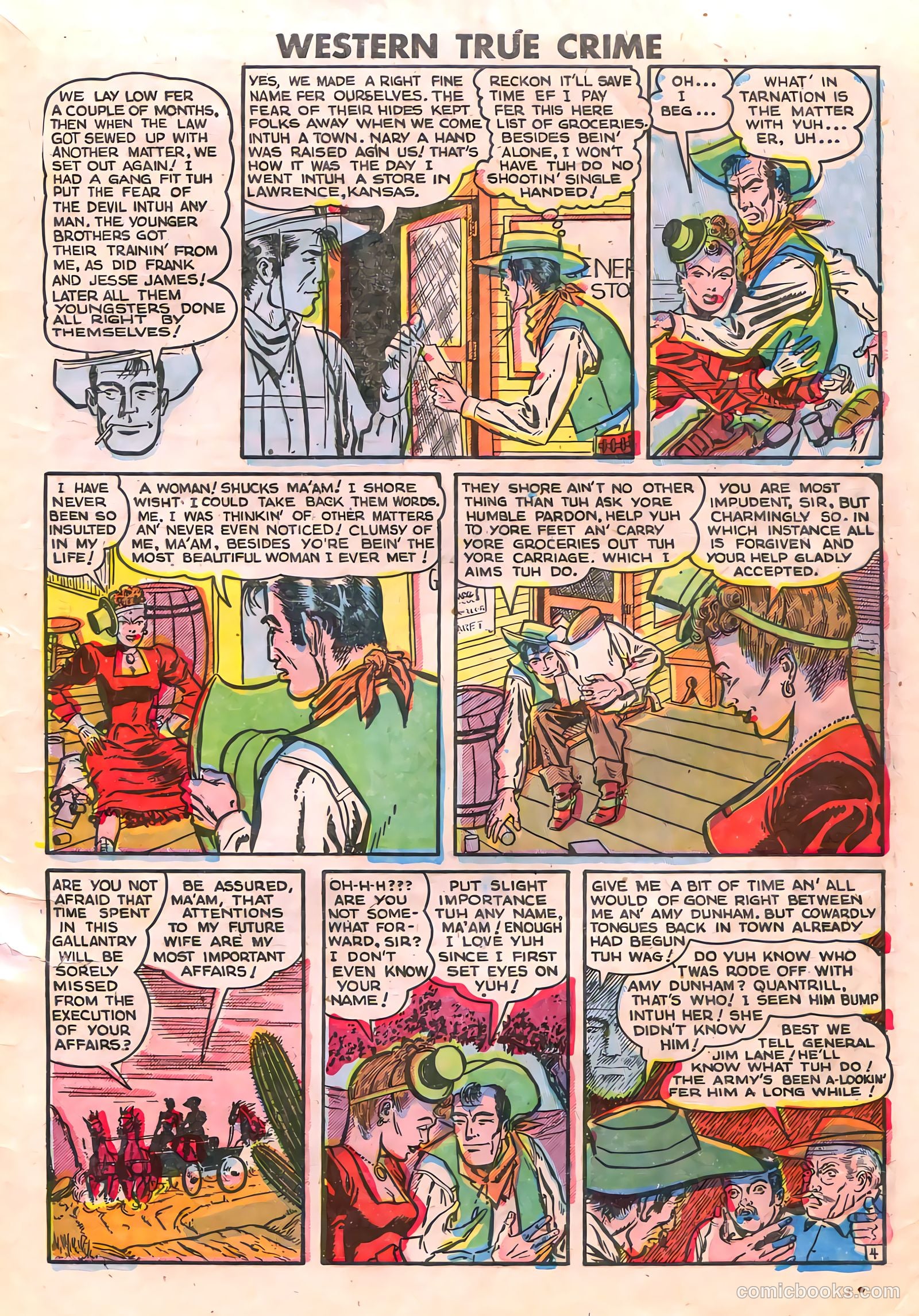 Western True Crime #4 (1949) — page 5 of 36