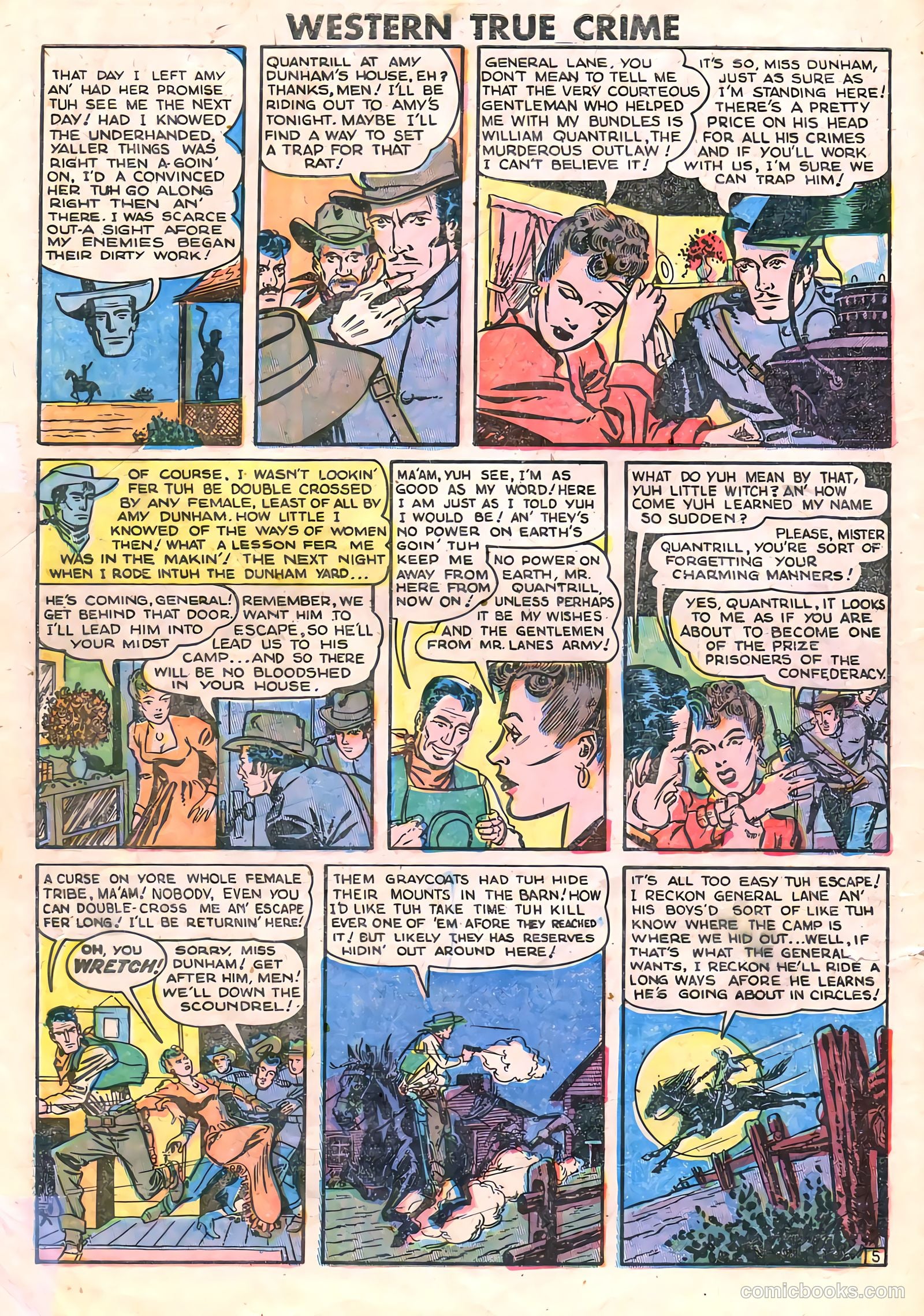 Western True Crime #4 (1949) — page 6 of 36