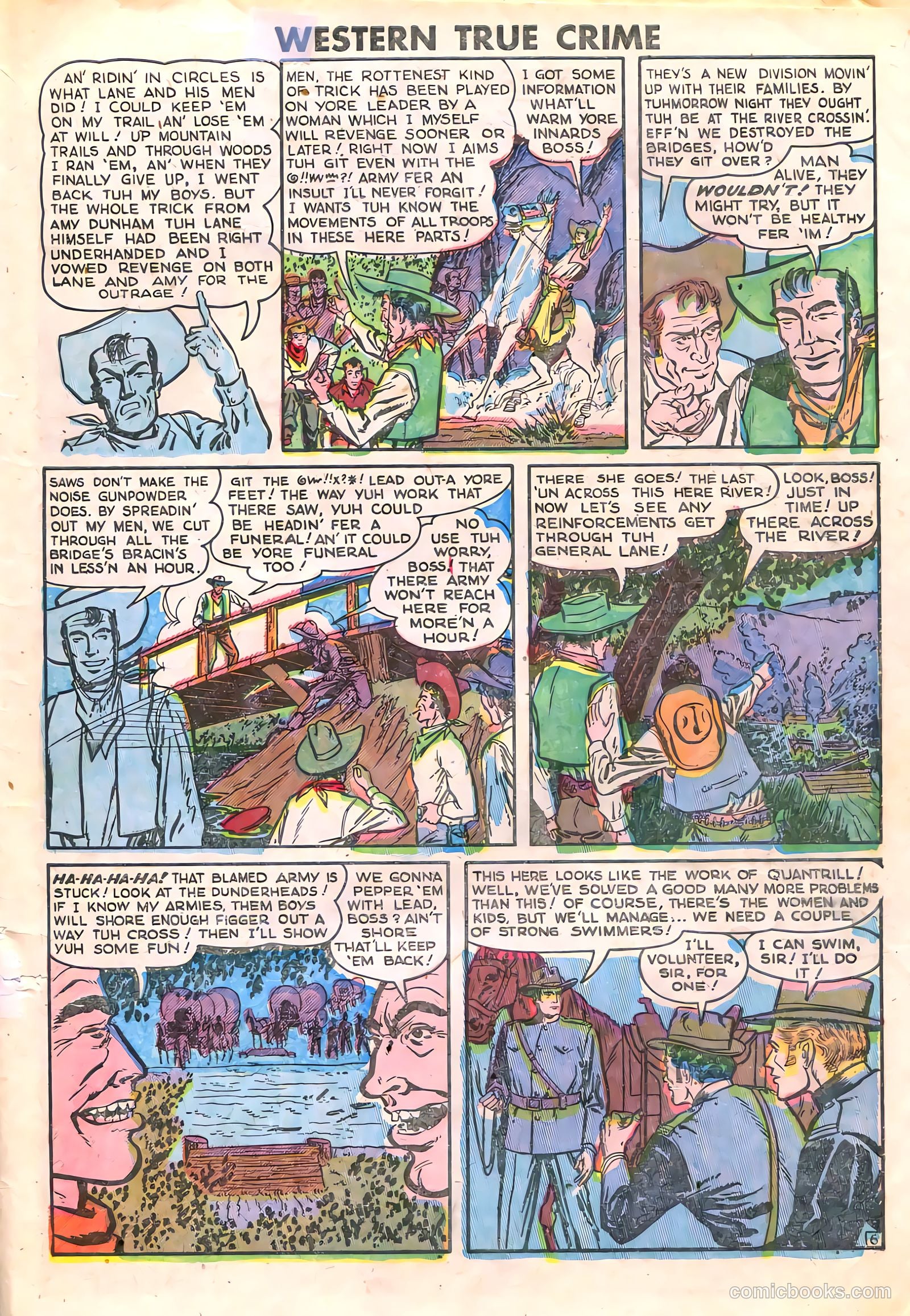 Western True Crime #4 (1949) — page 7 of 36