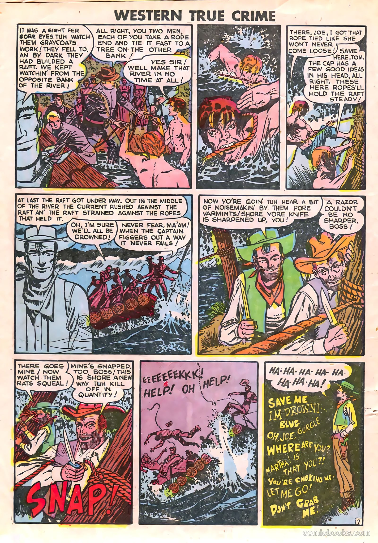 Western True Crime #4 (1949) — page 8 of 36