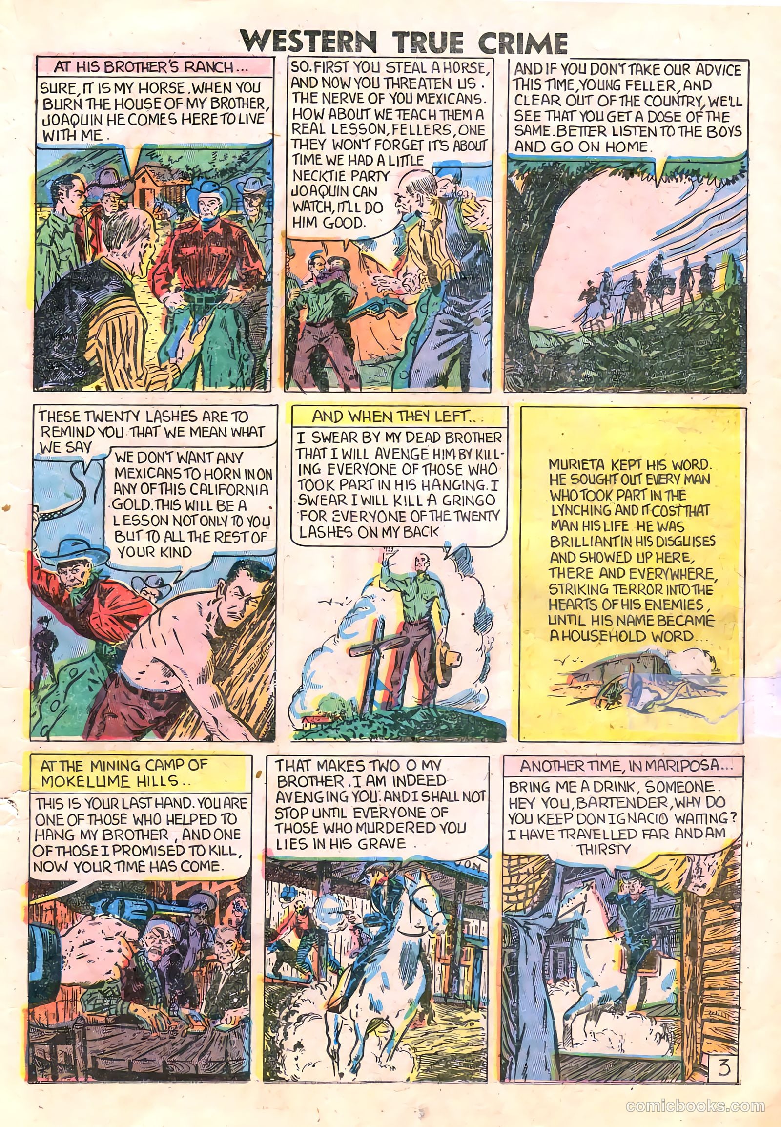 Western True Crime #4 (1949) — page 15 of 36