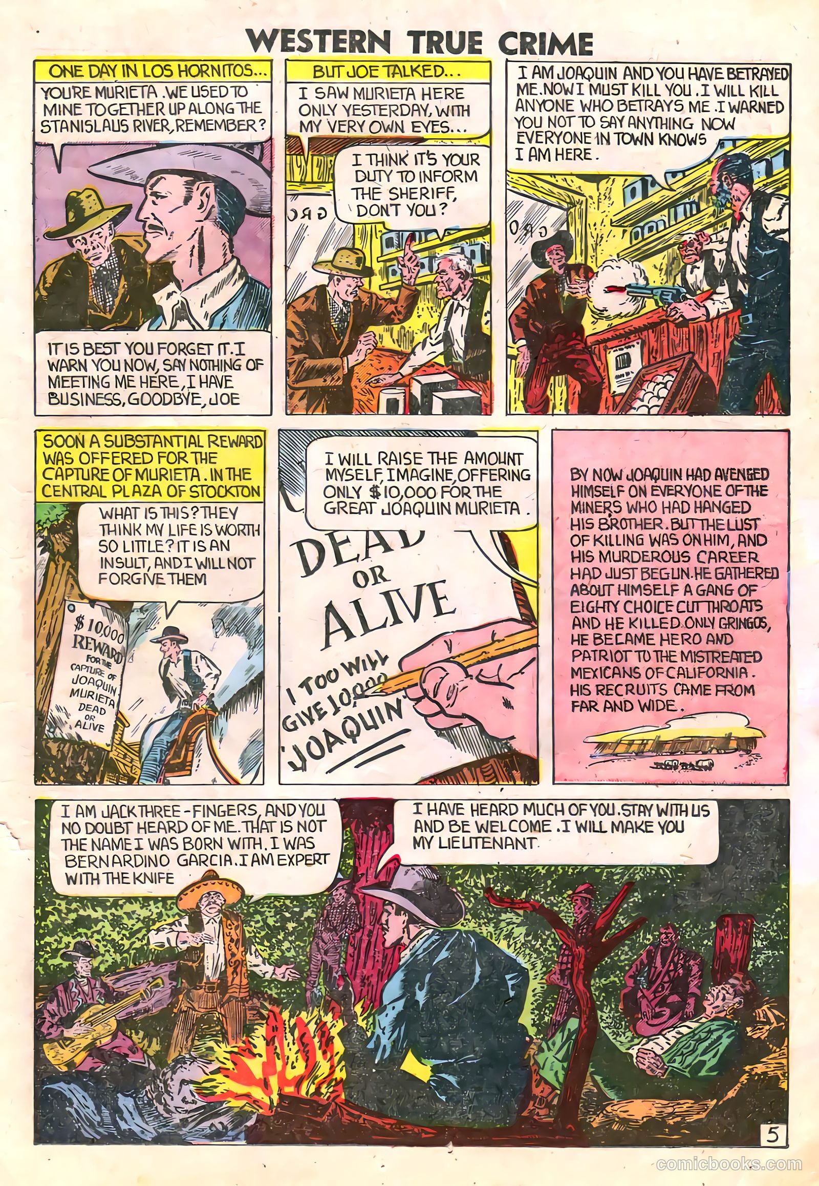 Western True Crime #4 (1949) — page 17 of 36