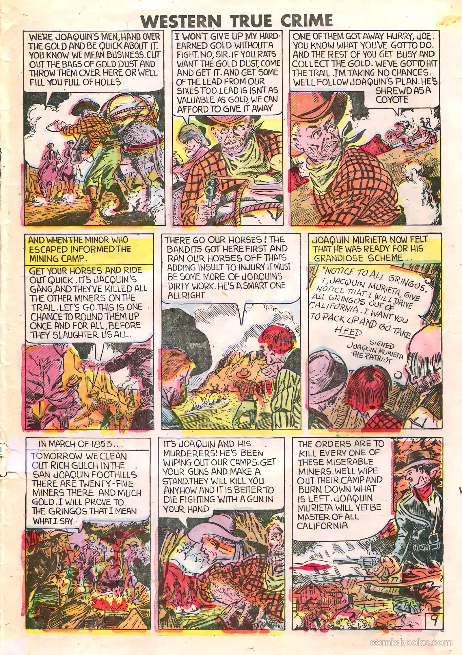 Western True Crime #4 (1949) — page 21 of 36