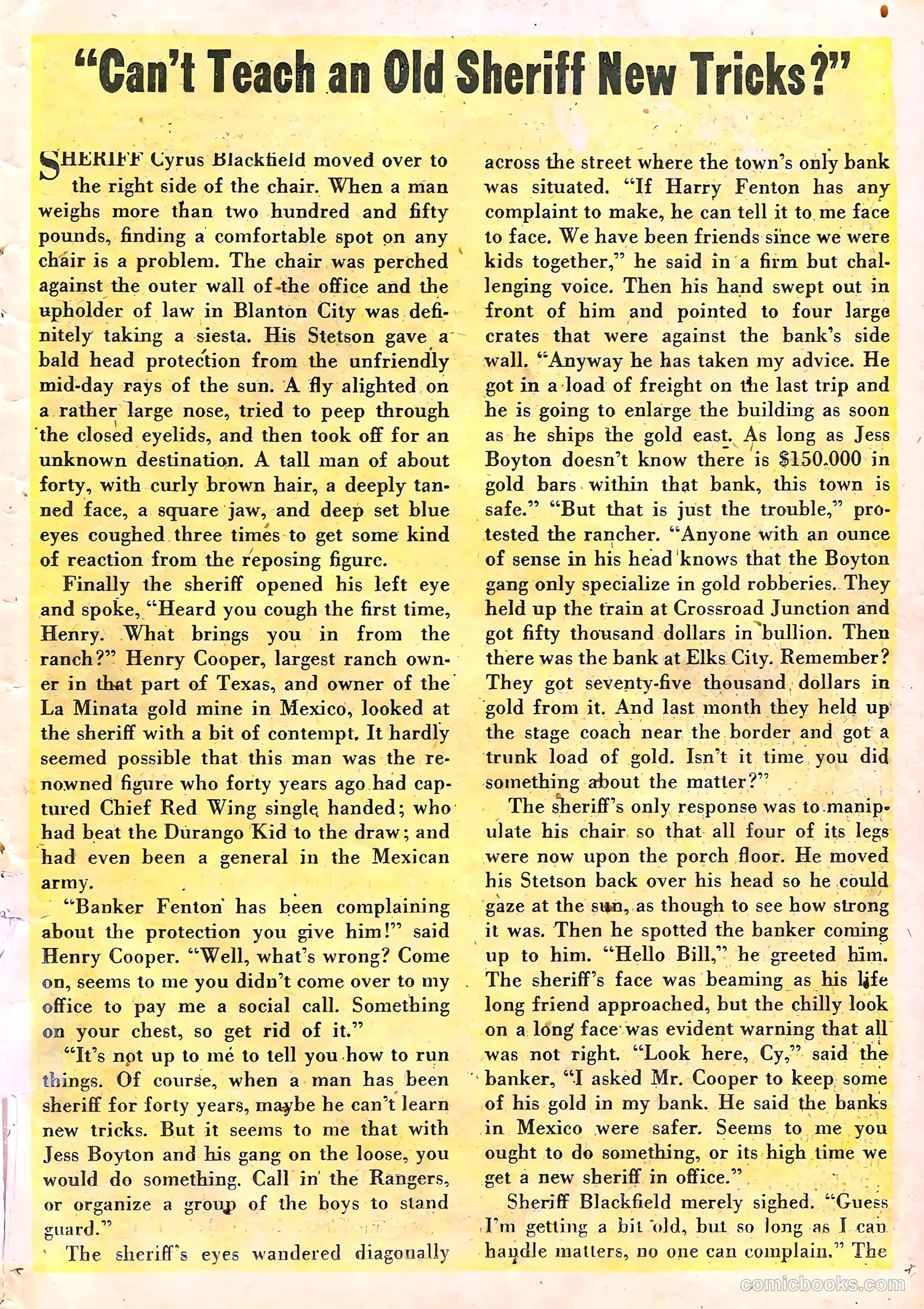 Western True Crime #4 (1949) — page 23 of 36