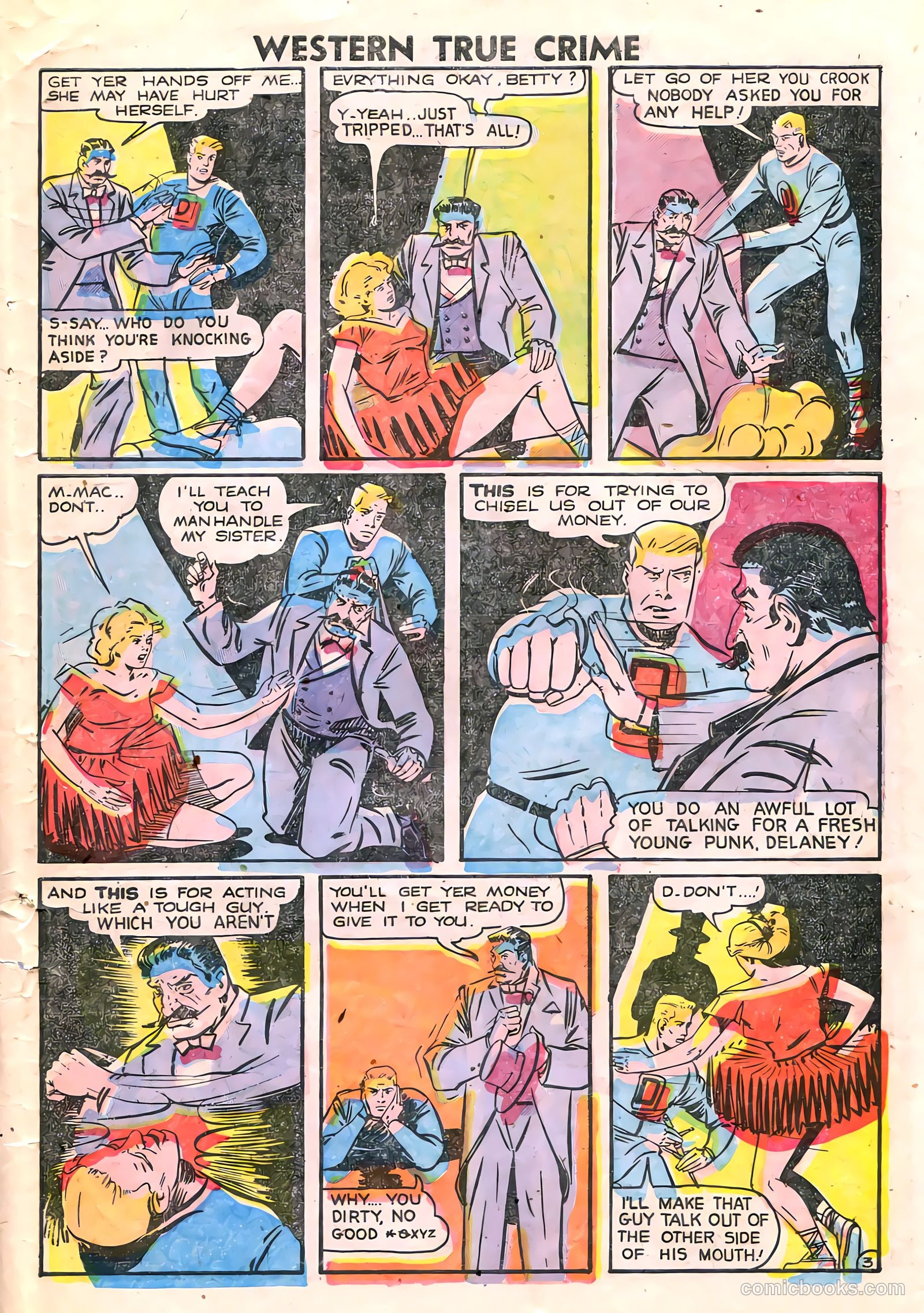 Western True Crime #4 (1949) — page 27 of 36