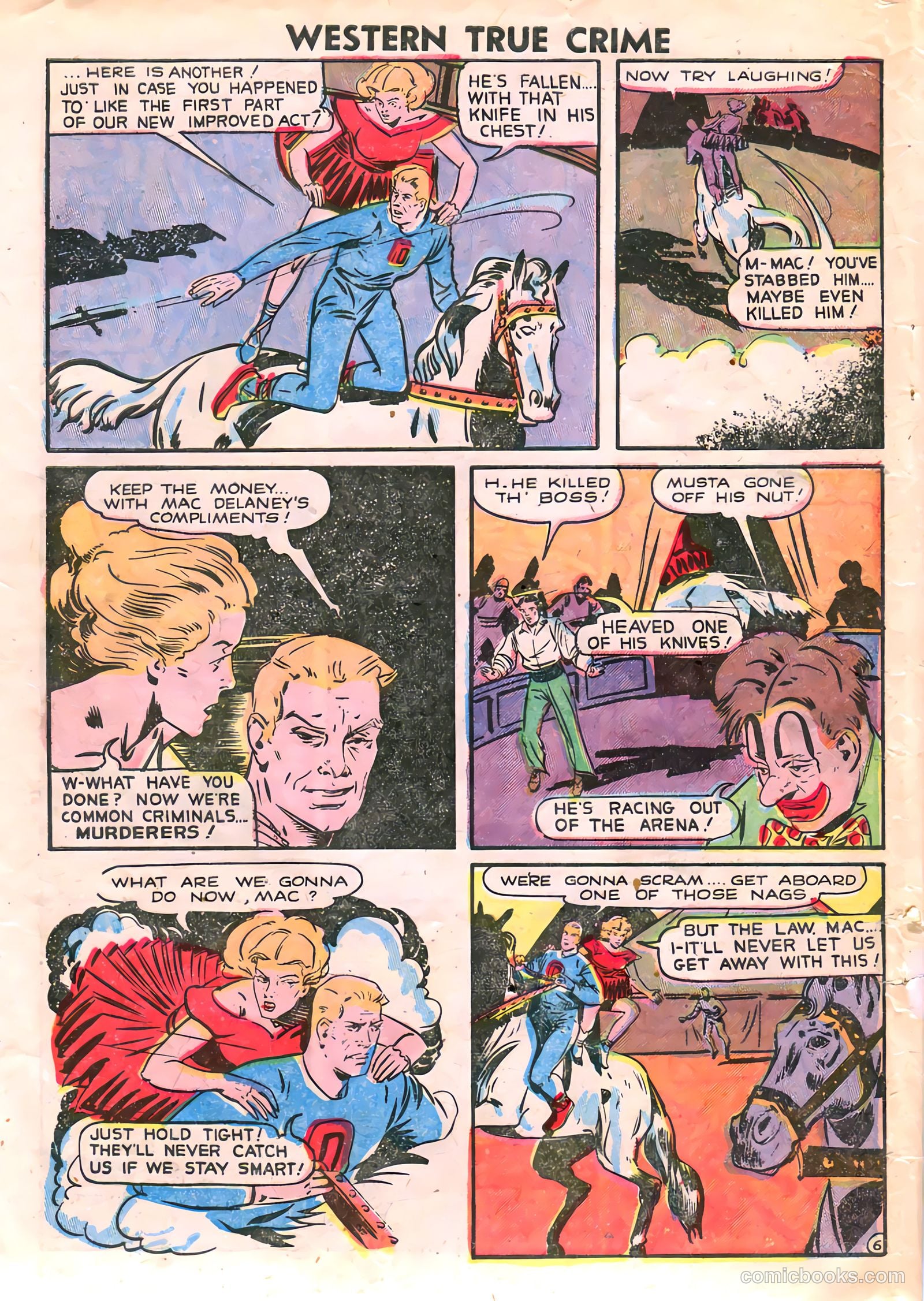 Western True Crime #4 (1949) — page 30 of 36
