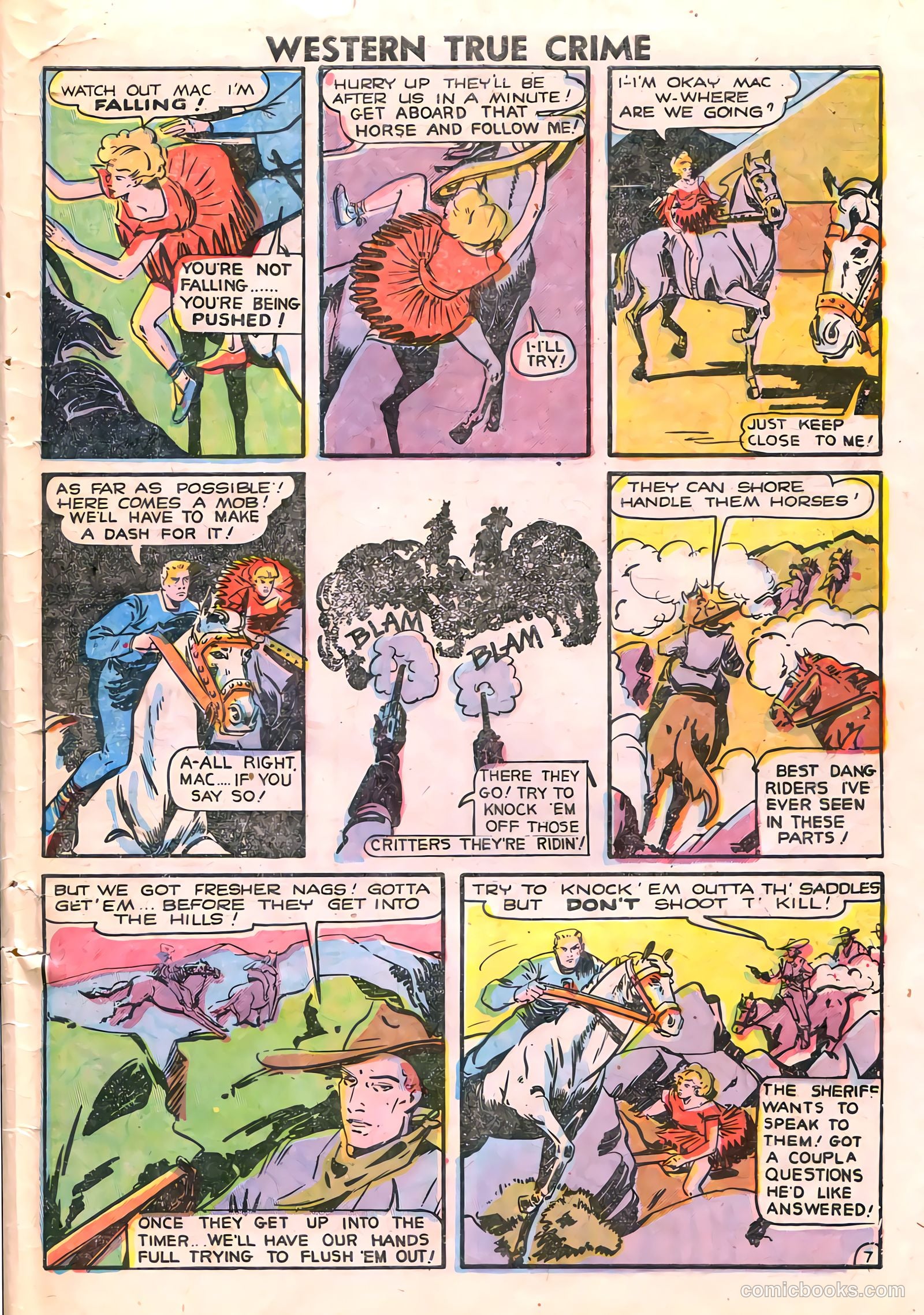 Western True Crime #4 (1949) — page 31 of 36