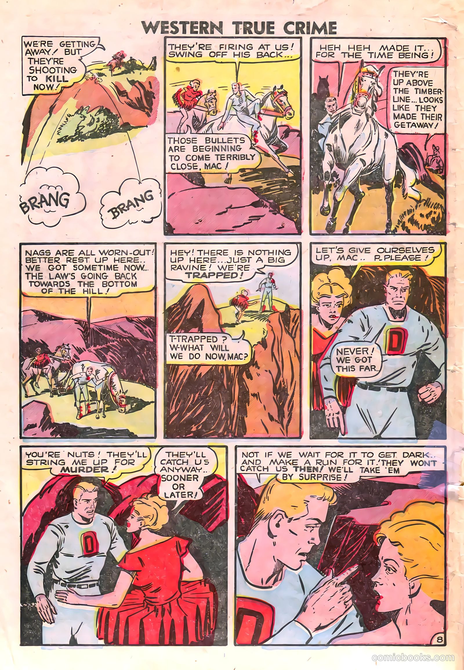 Western True Crime #4 (1949) — page 32 of 36