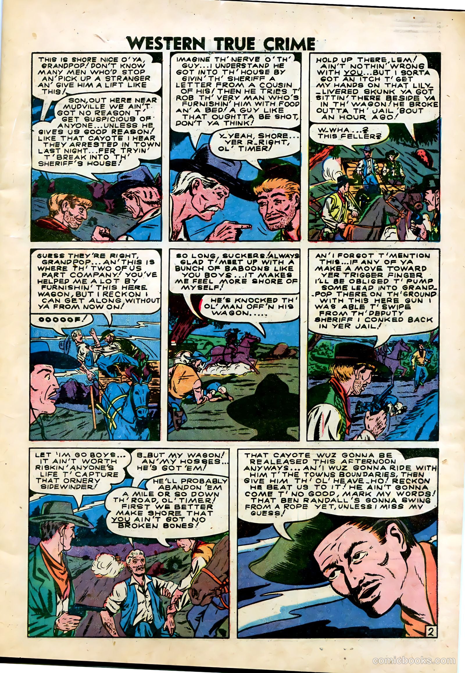 Western True Crime #5 (1949) — page 3 of 36