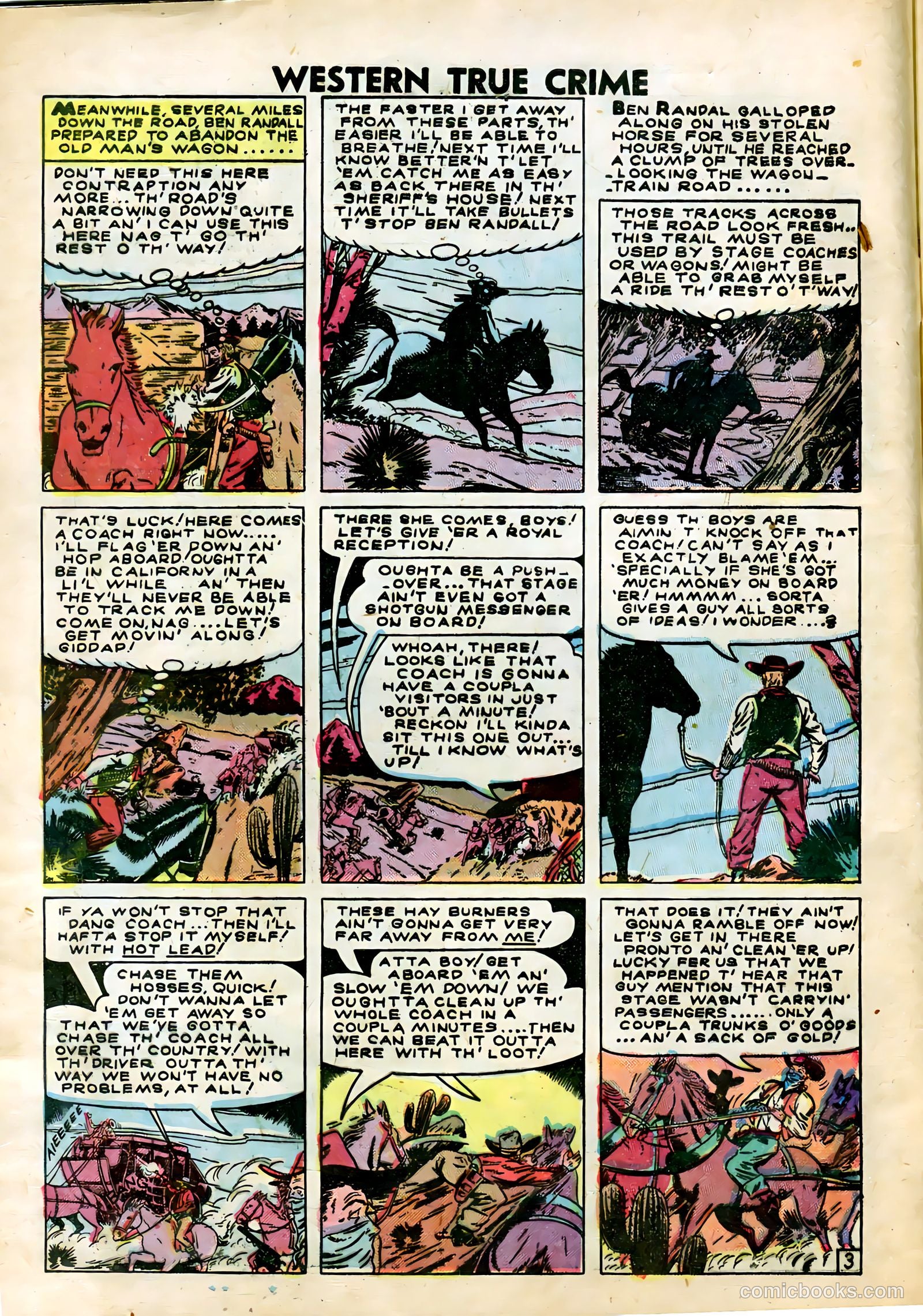Western True Crime #5 (1949) — page 4 of 36