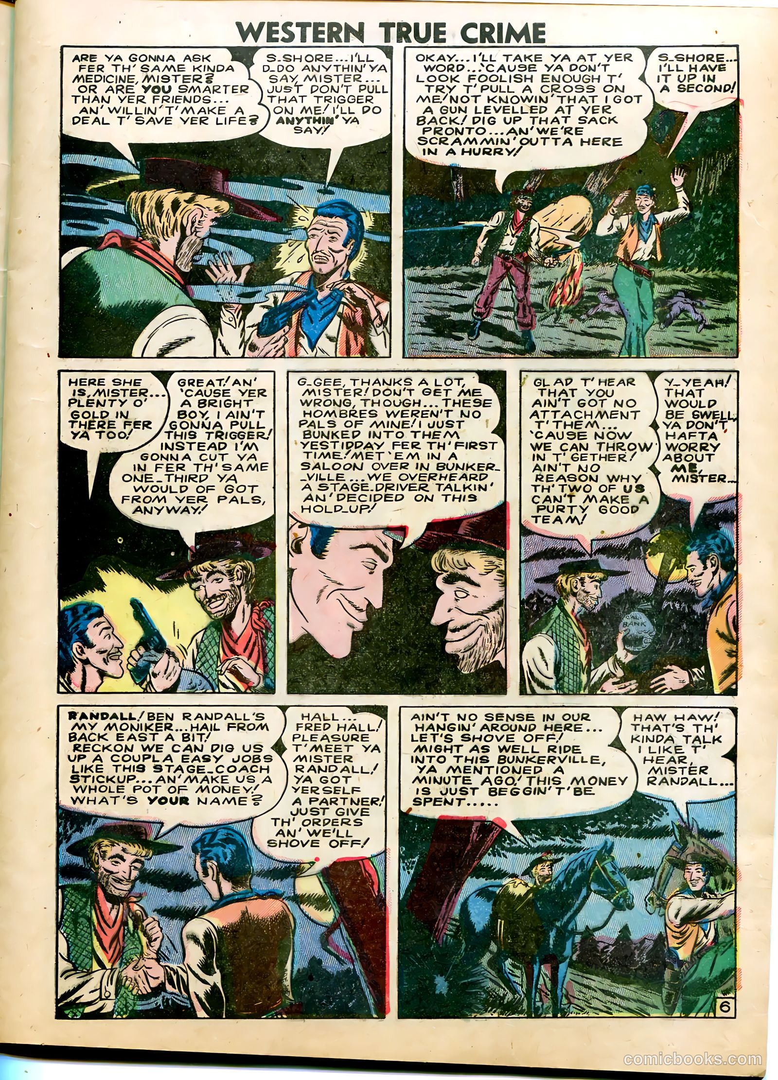 Western True Crime #5 (1949) — page 7 of 36
