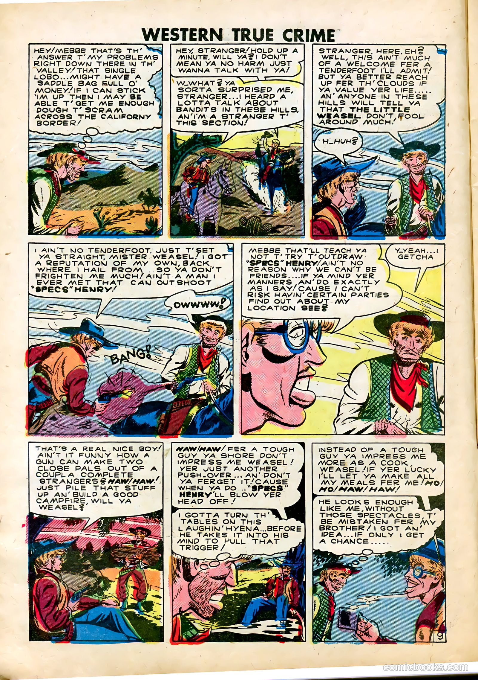 Western True Crime #5 (1949) — page 10 of 36