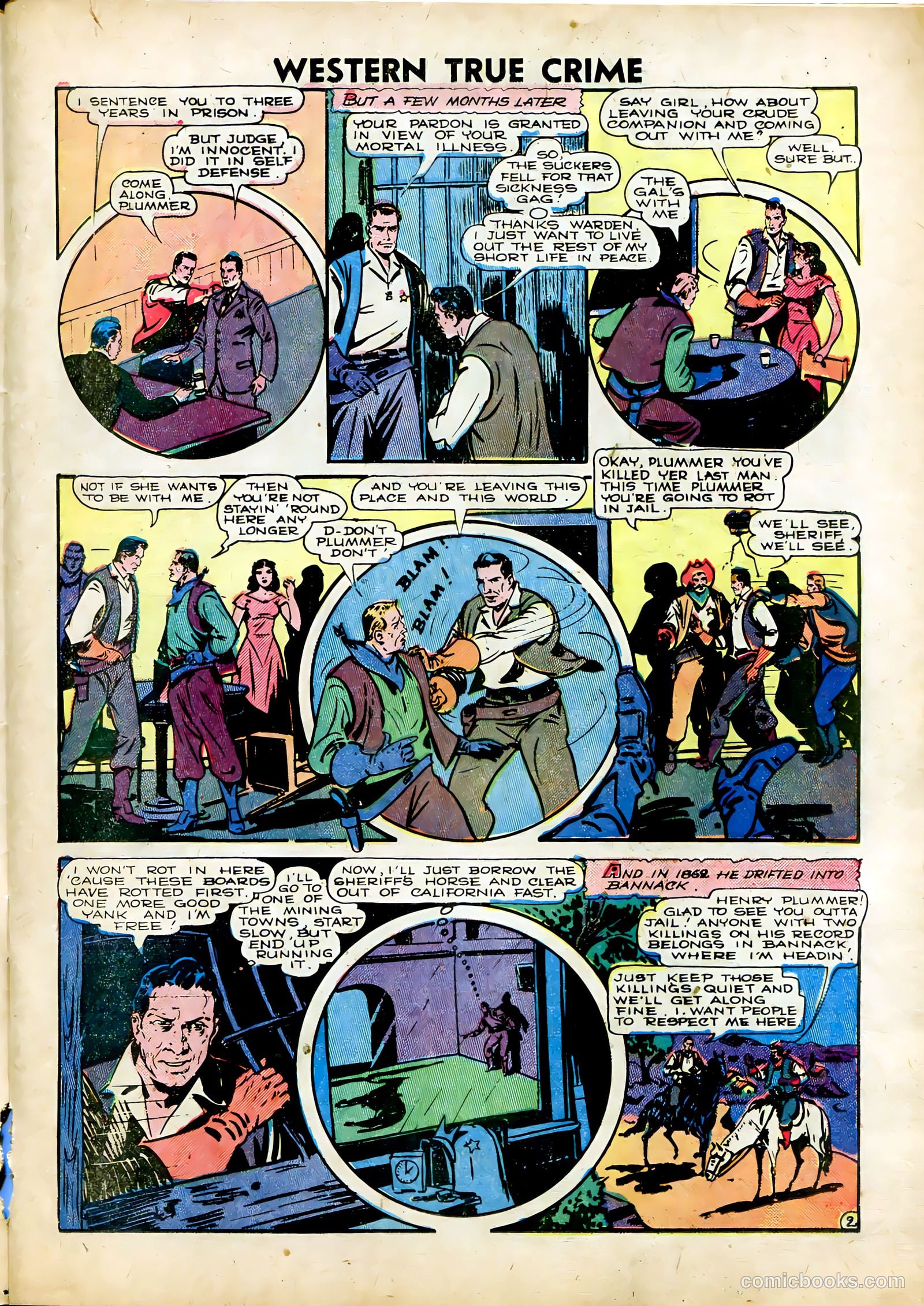 Western True Crime #5 (1949) — page 13 of 36