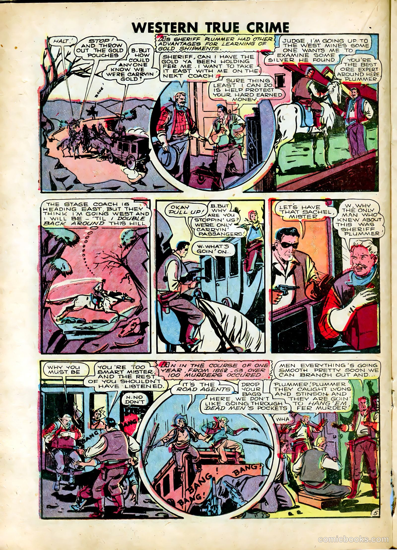 Western True Crime #5 (1949) — page 16 of 36