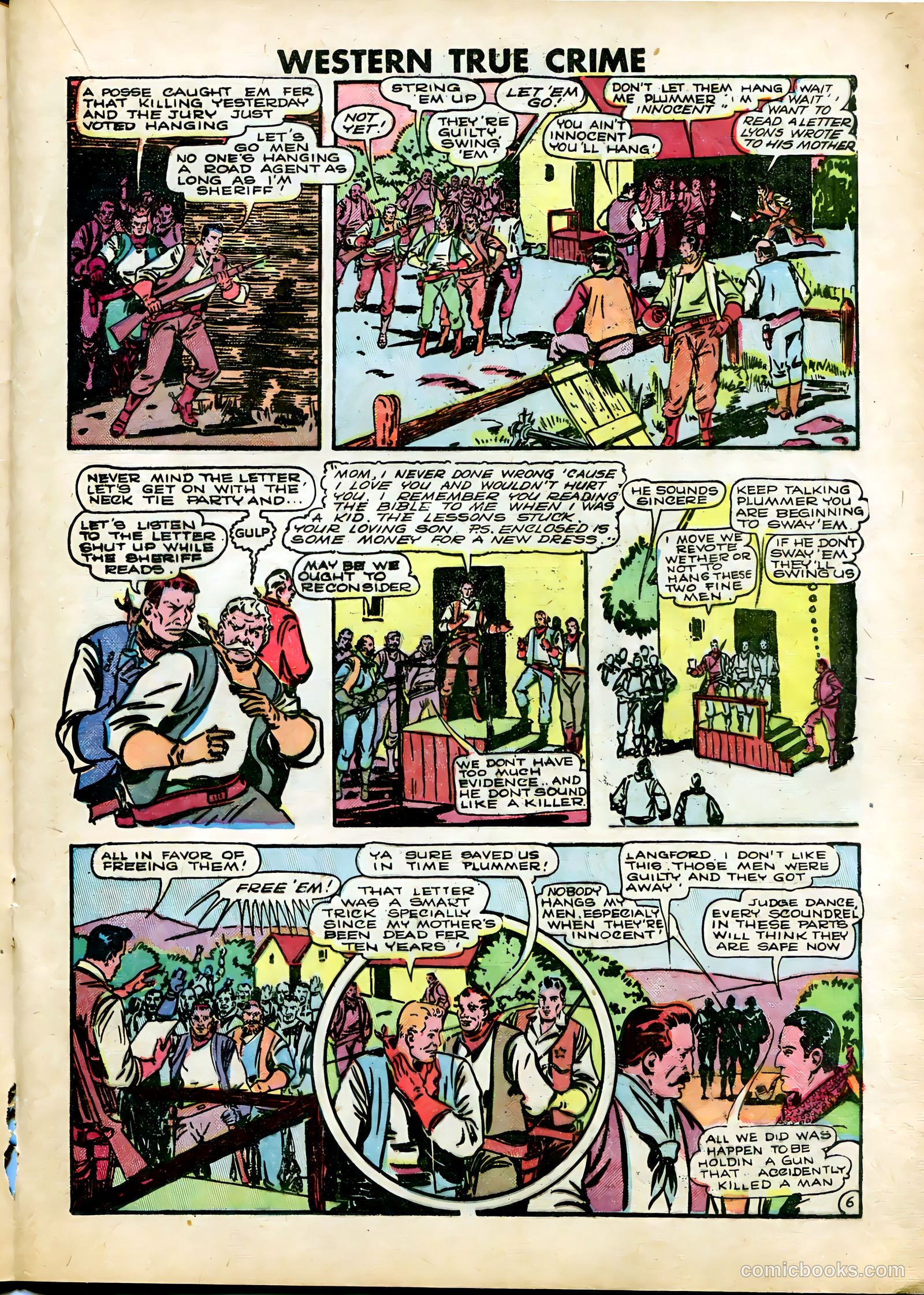 Western True Crime #5 (1949) — page 17 of 36