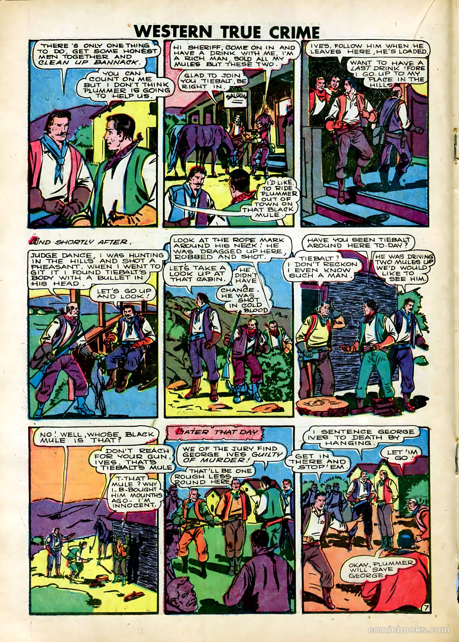 Western True Crime #5 (1949) — page 18 of 36