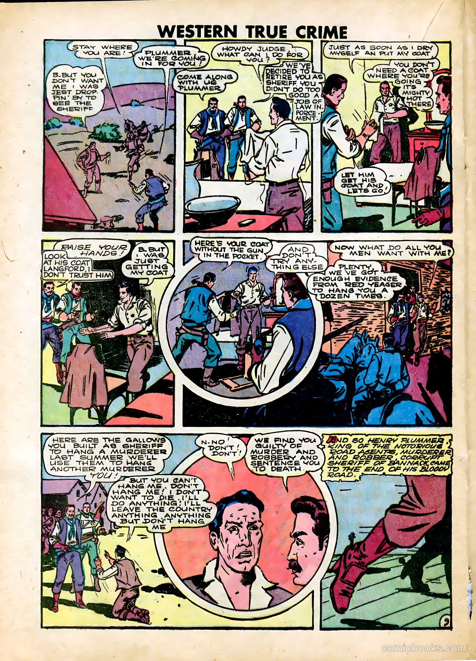 Western True Crime #5 (1949) — page 20 of 36