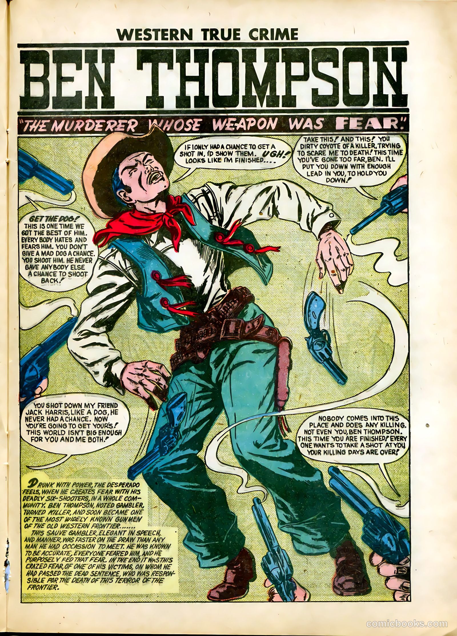 Western True Crime #5 (1949) — page 23 of 36