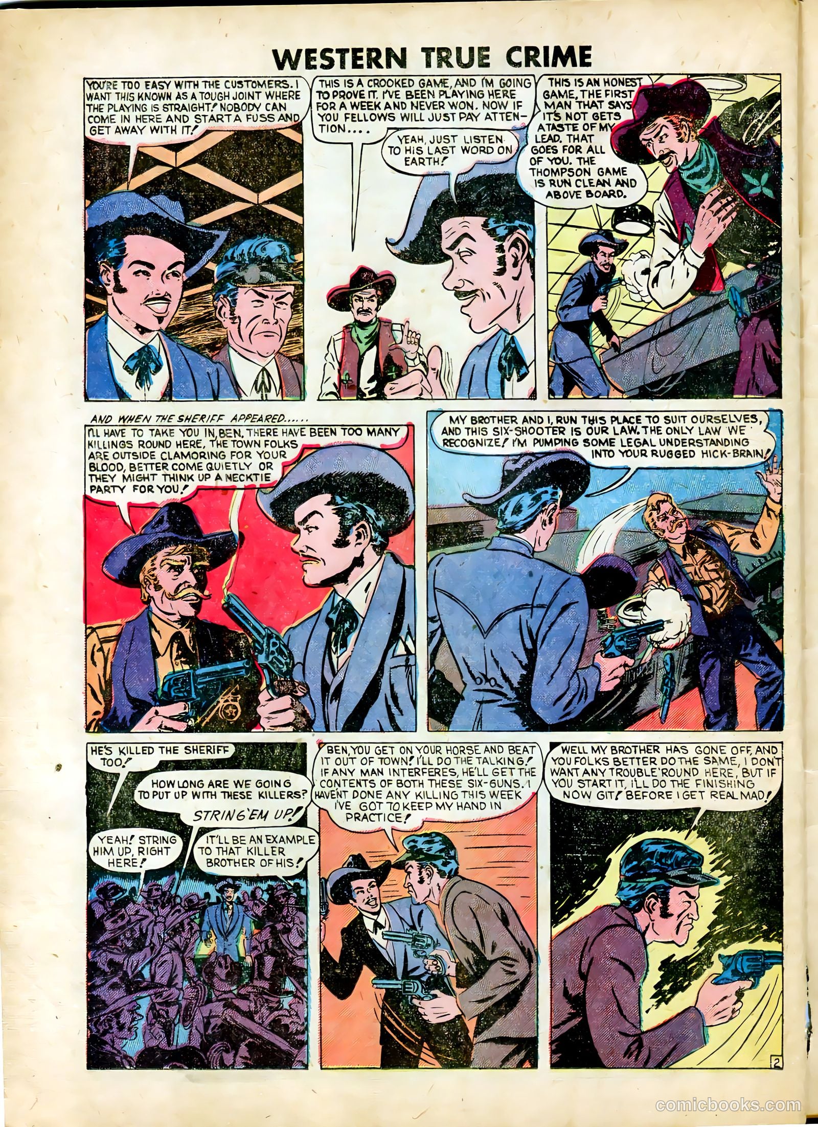 Western True Crime #5 (1949) — page 24 of 36