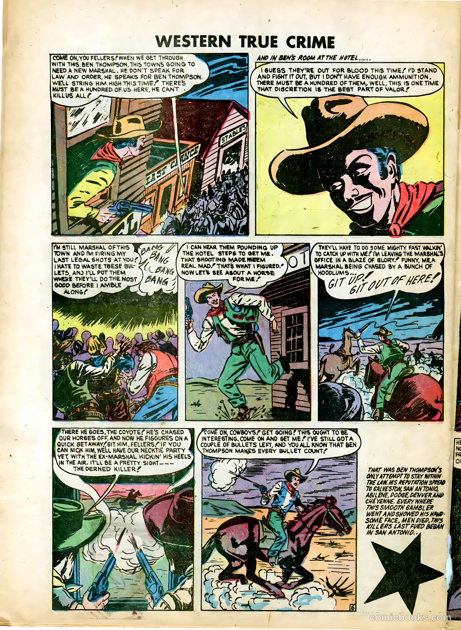 Western True Crime #5 (1949) — page 28 of 36
