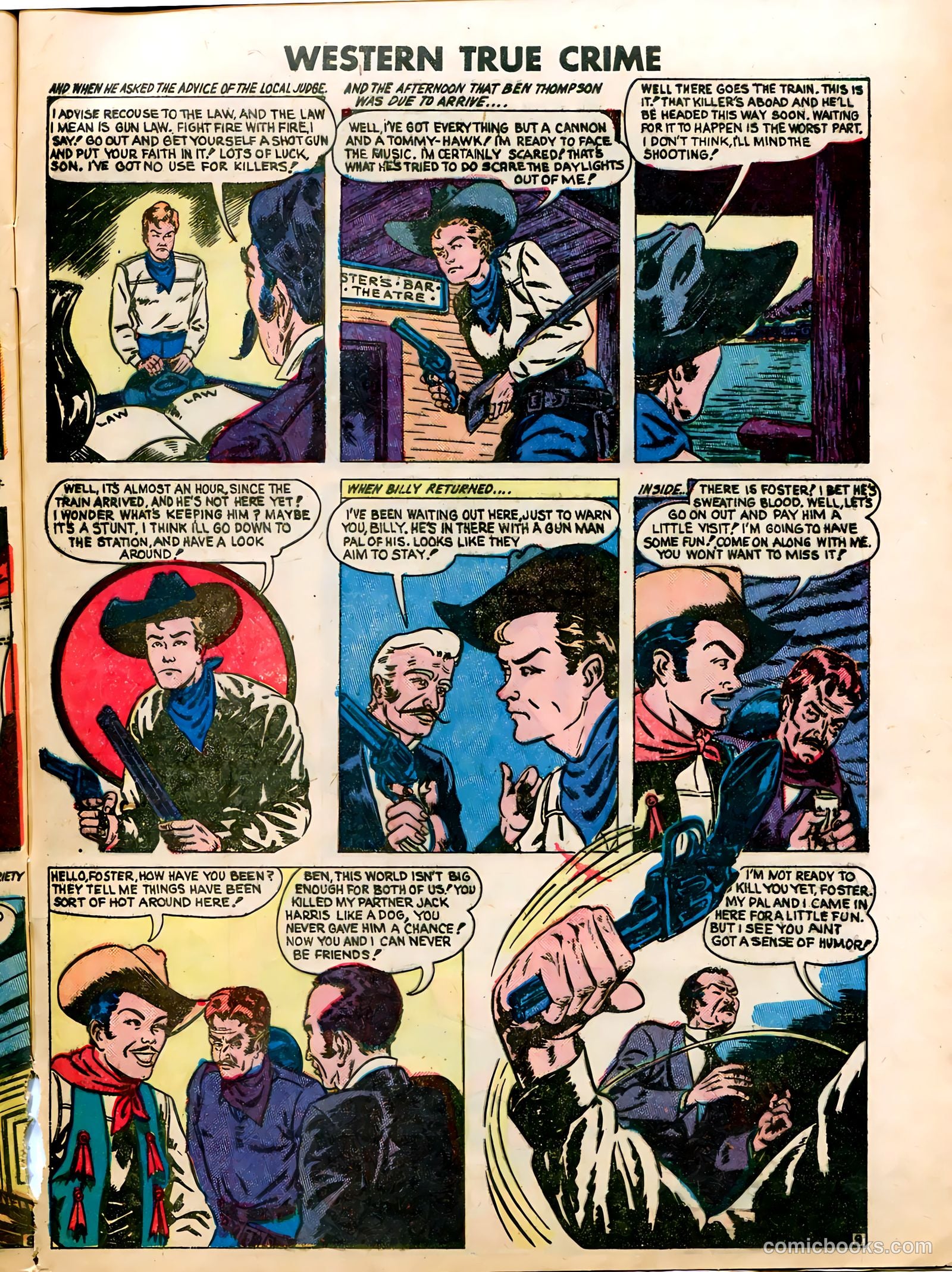 Western True Crime #5 (1949) — page 31 of 36