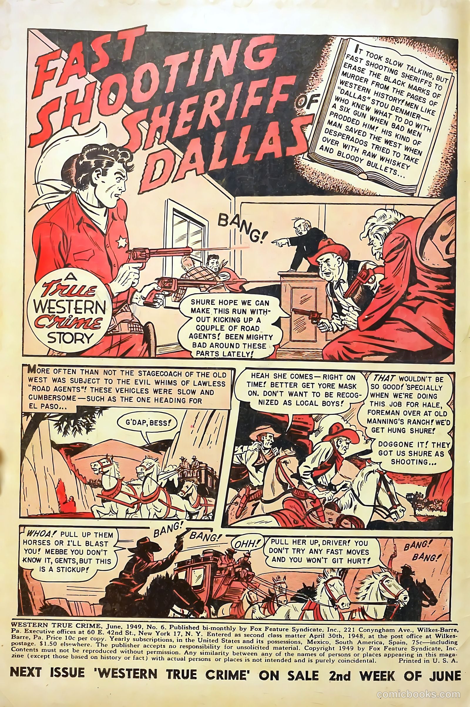 Western True Crime #6 (1949) — page 2 of 36