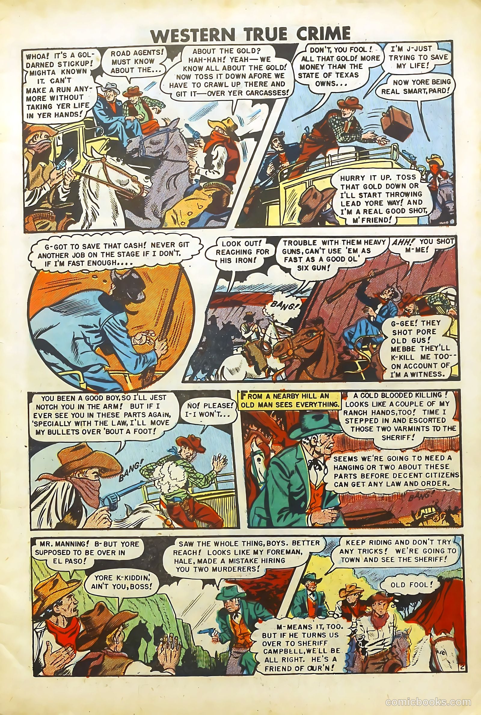 Western True Crime #6 (1949) — page 3 of 36