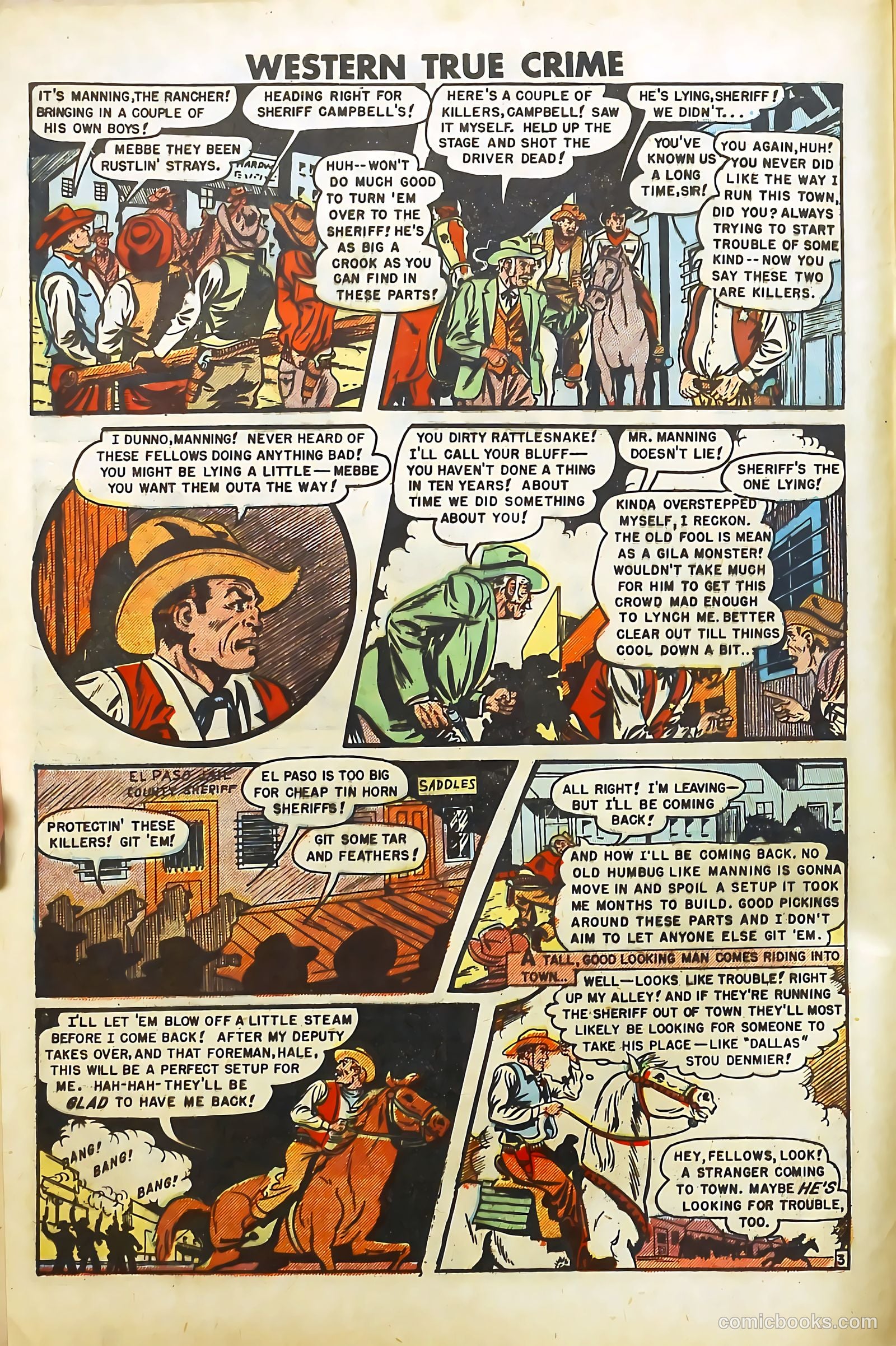 Western True Crime #6 (1949) — page 4 of 36
