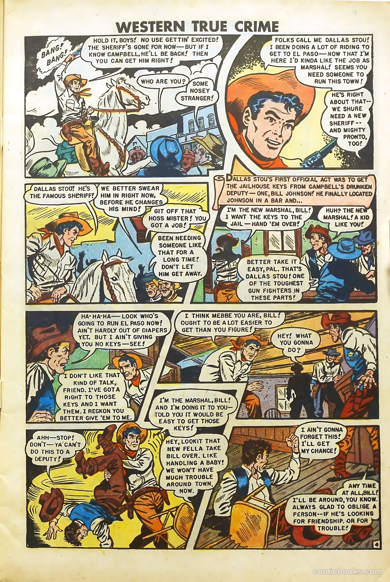 Western True Crime #6 (1949) — page 5 of 36