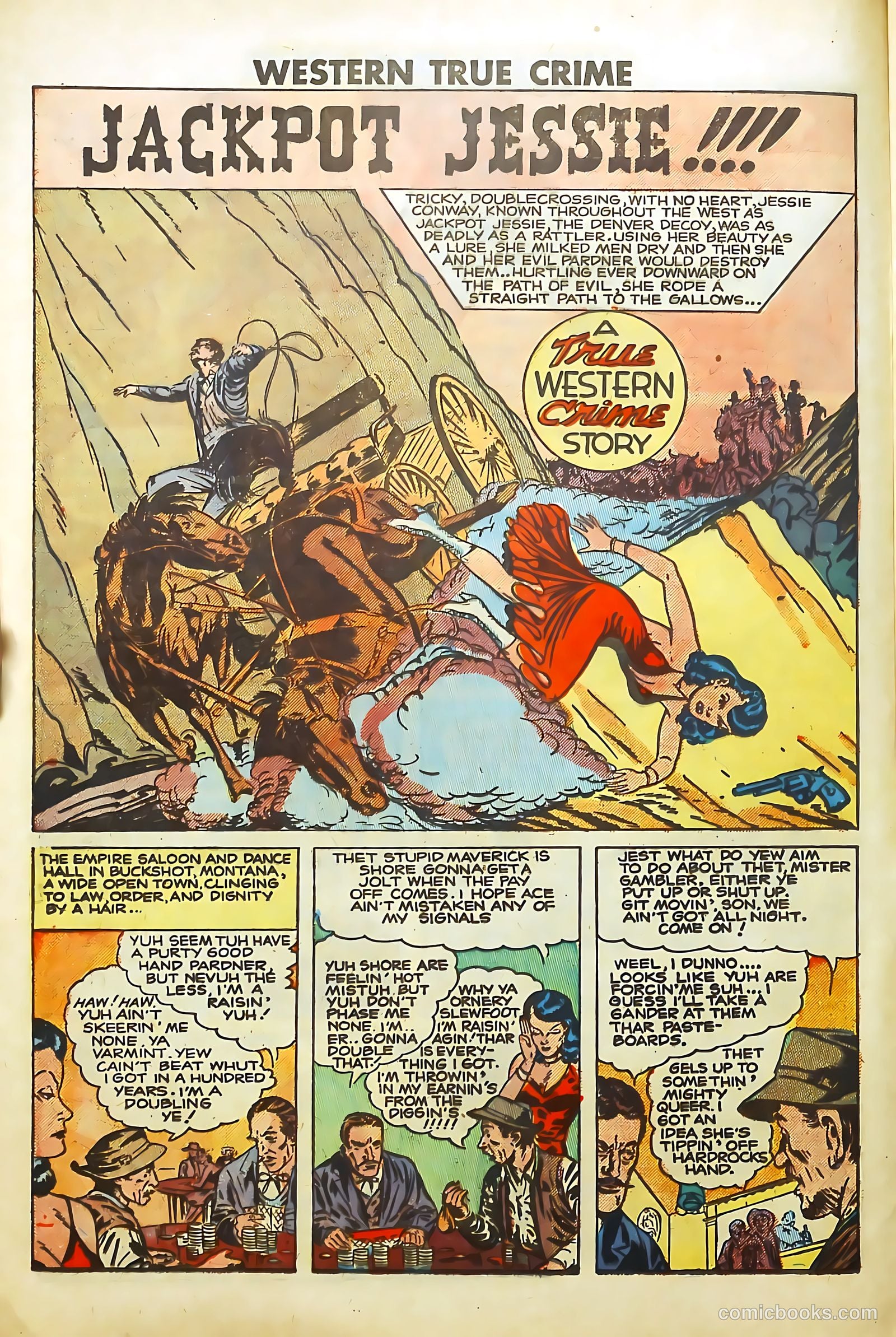 Western True Crime #6 (1949) — page 12 of 36