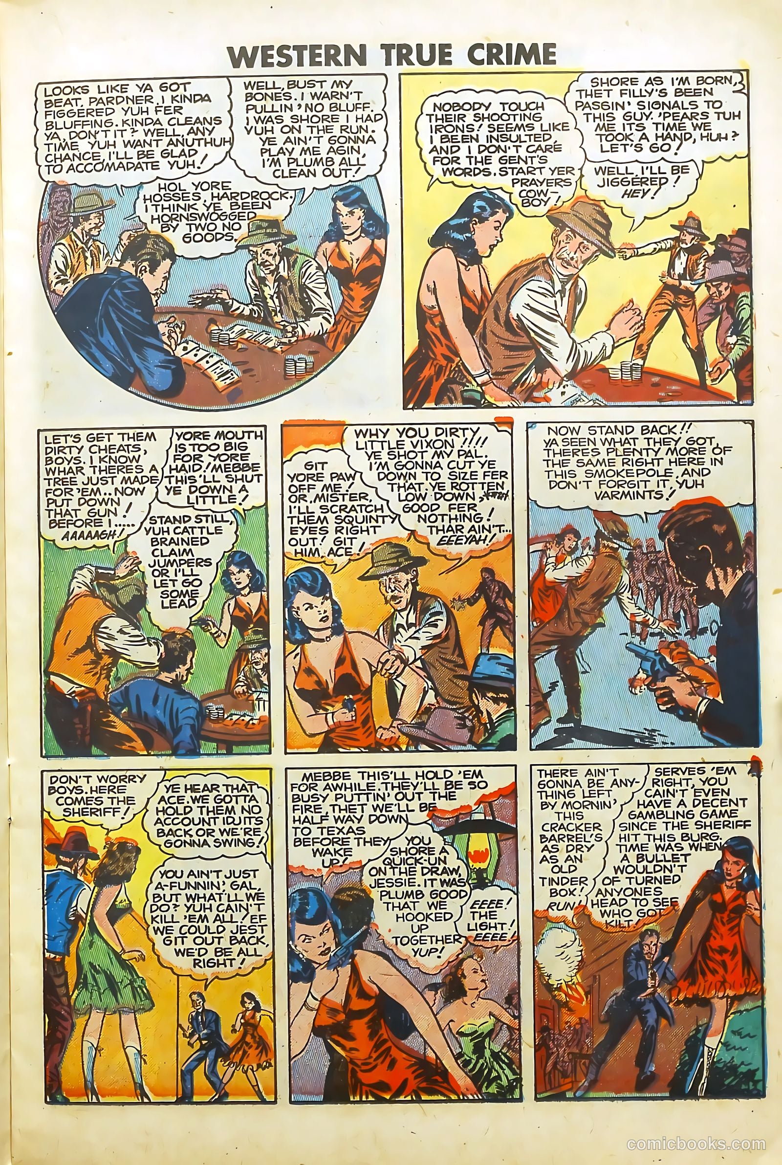 Western True Crime #6 (1949) — page 13 of 36