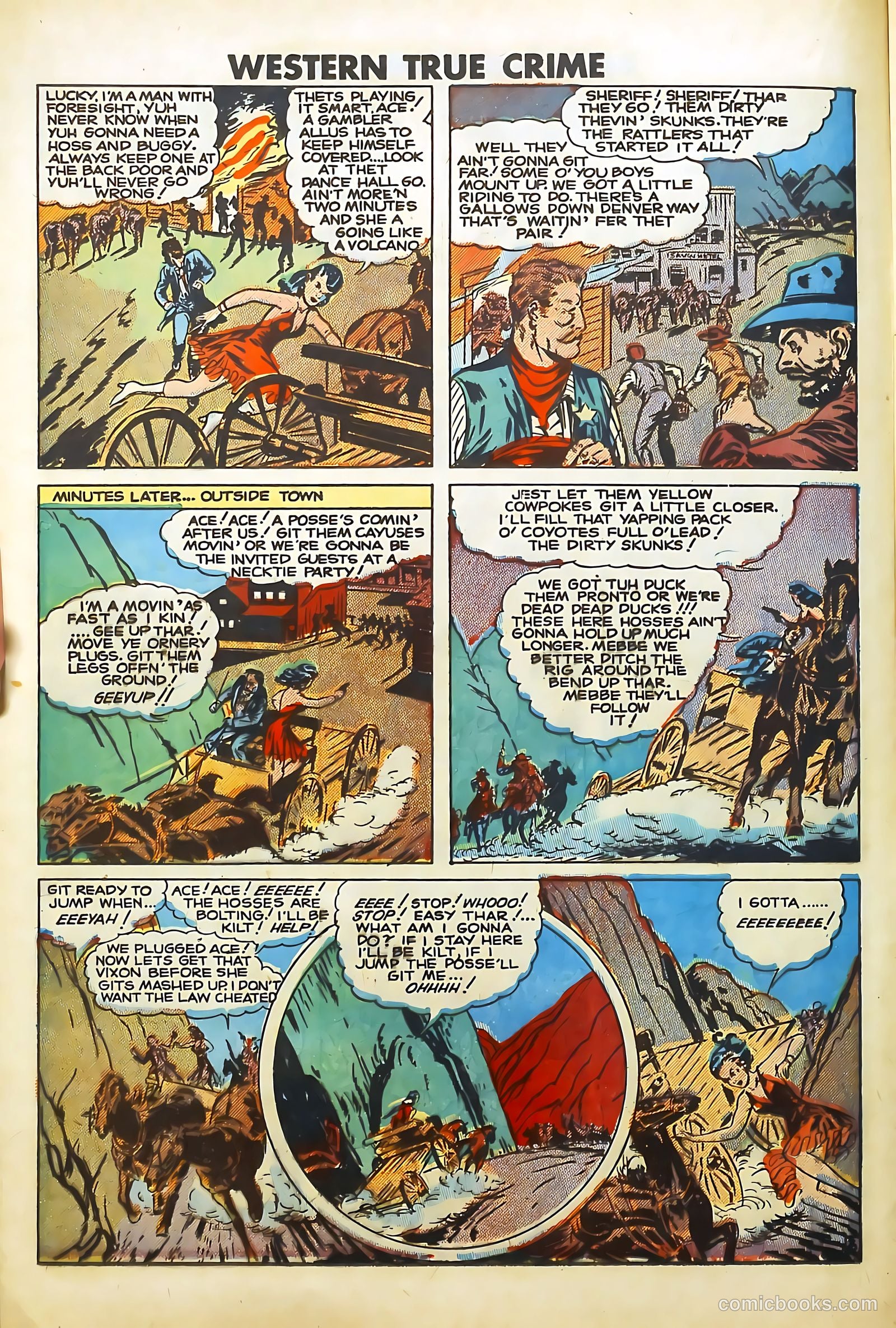 Western True Crime #6 (1949) — page 14 of 36