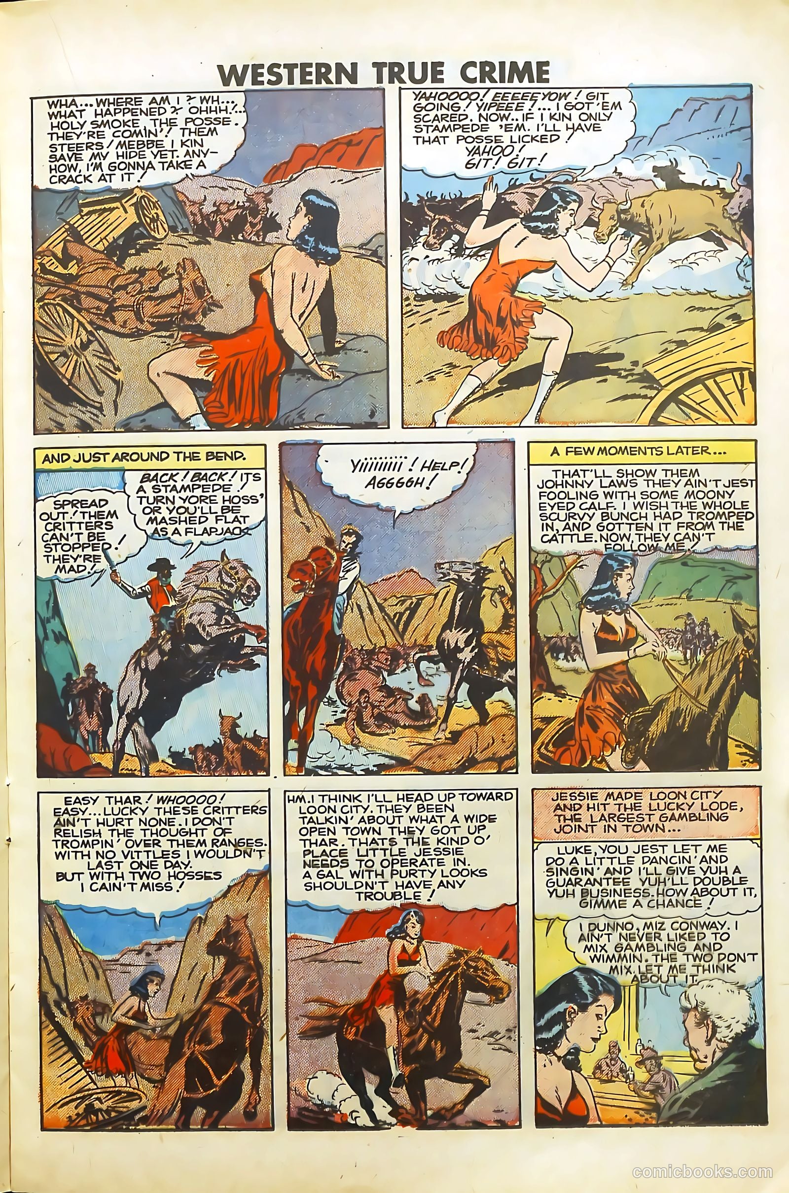 Western True Crime #6 (1949) — page 15 of 36