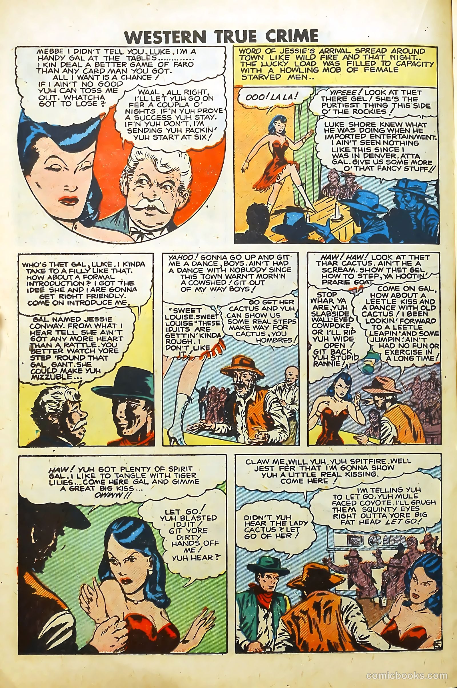 Western True Crime #6 (1949) — page 16 of 36