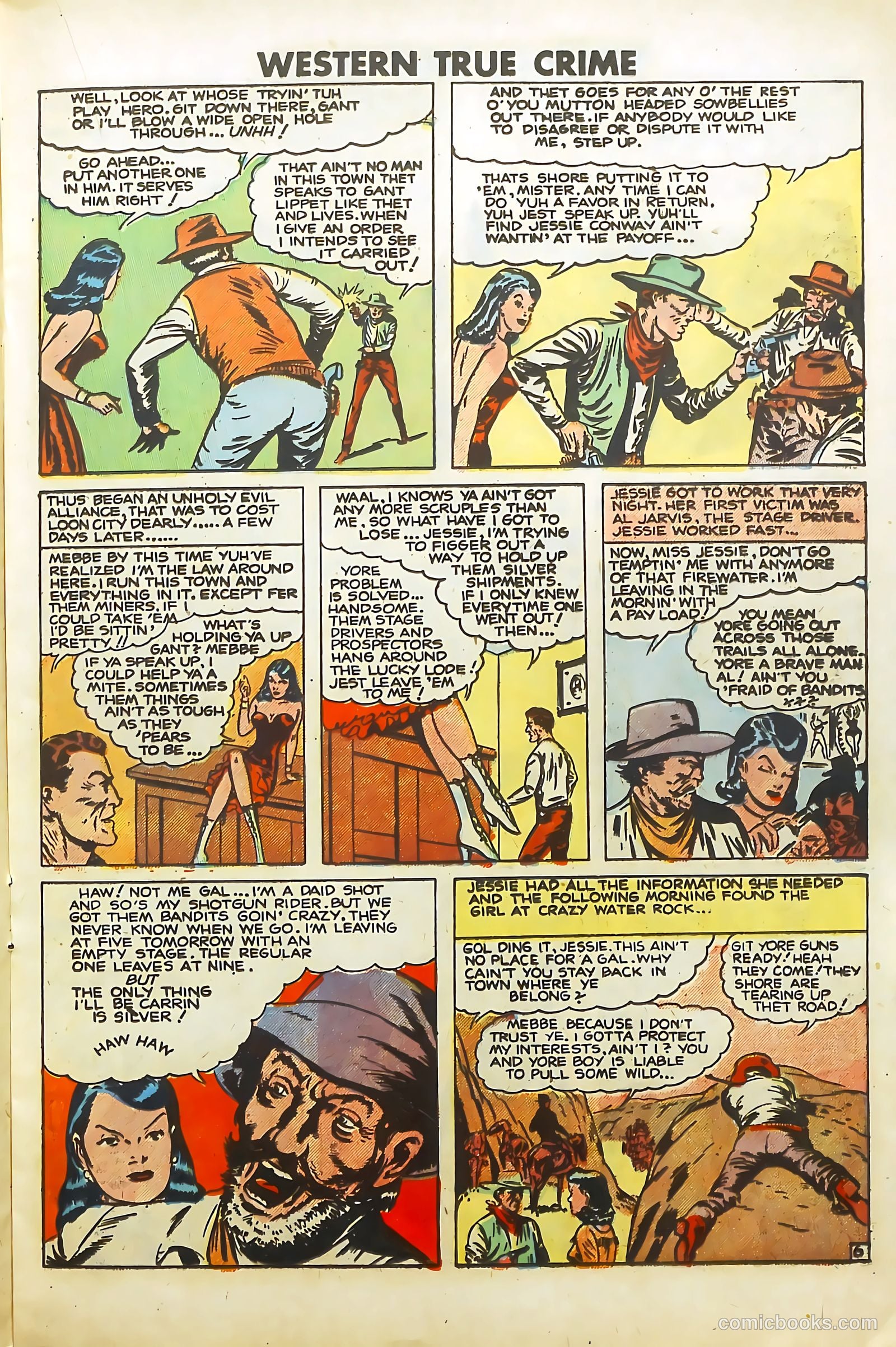 Western True Crime #6 (1949) — page 17 of 36