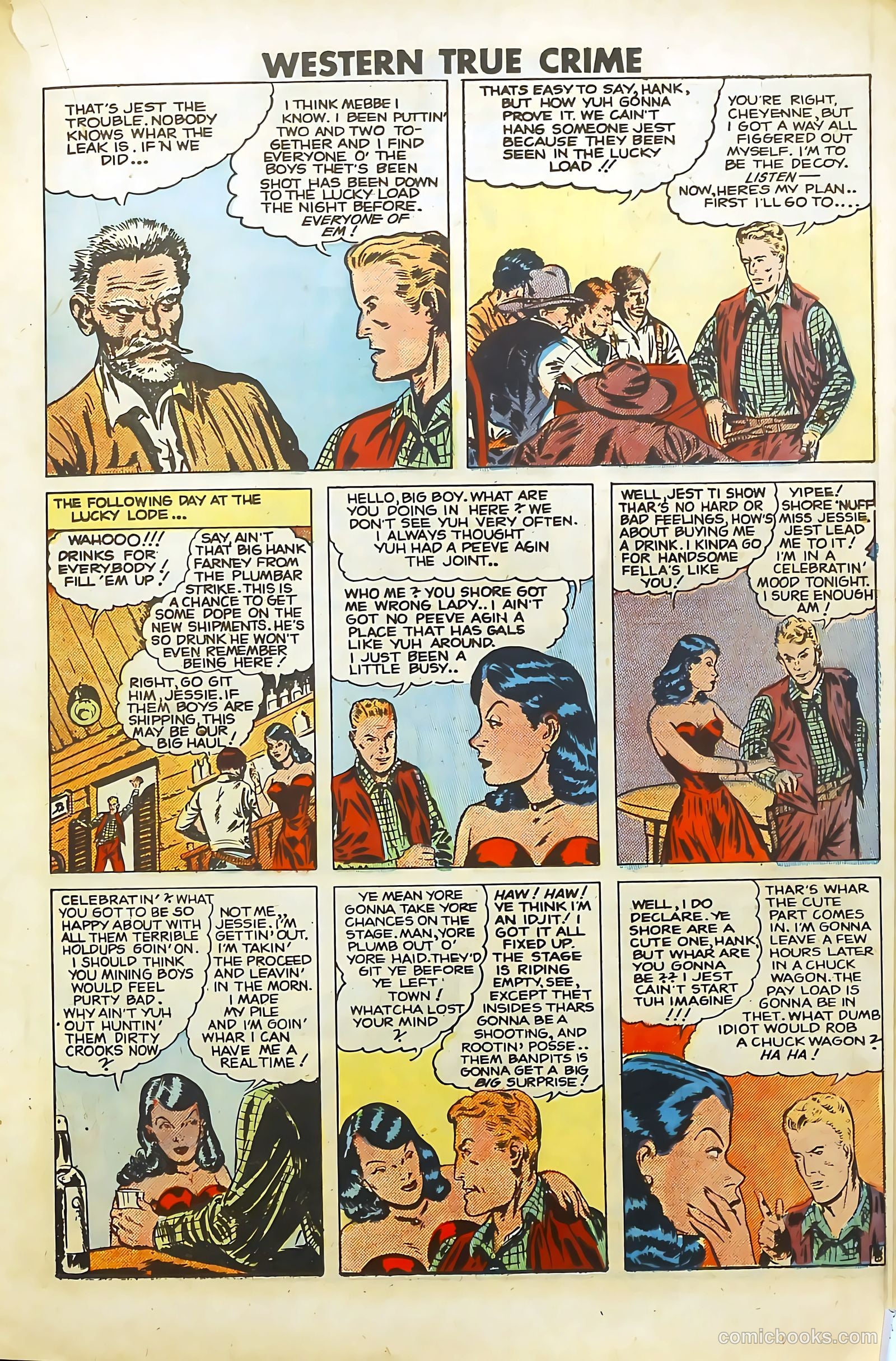 Western True Crime #6 (1949) — page 19 of 36